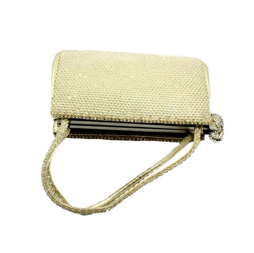 Judith Leiber Clothing, Shoes & Accessories:Women:Women's Bags & Handbags Judith Leiber Swarovski Crystal Swan White Clutch Purse Evening Bag