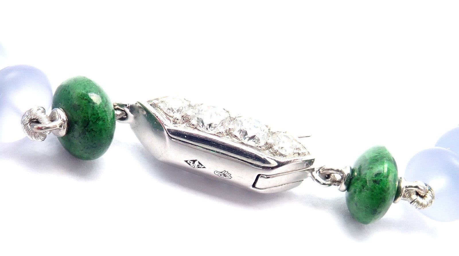 Authentic! Cartier 18k White Gold High Jewelry Géometrie & Contrastes Necklace | Fortrove