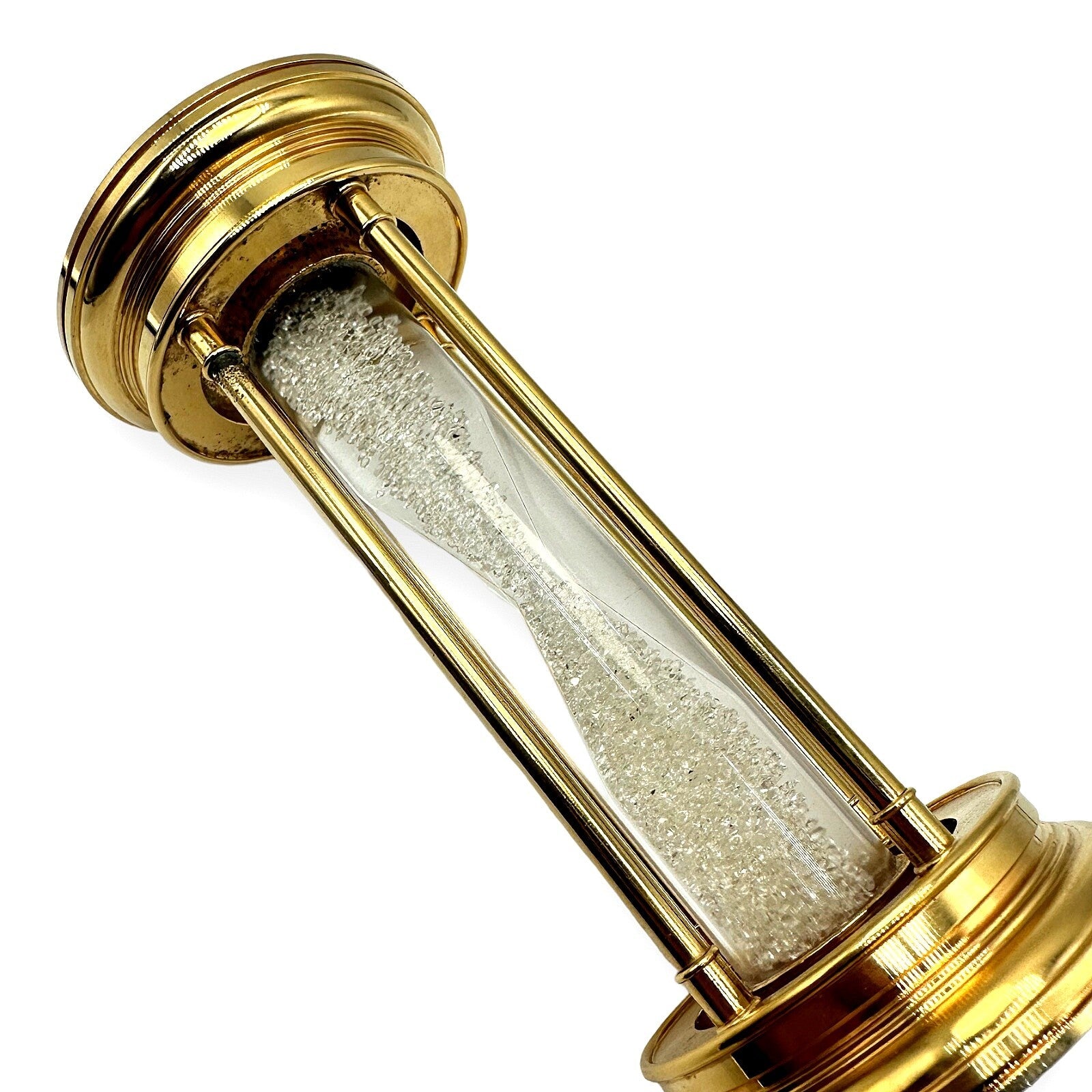 DeBeers Collectibles:Decorative Collectibles:Clocks:Other Clocks Authentic! De Beers Limited Edition Millennium 2000 Diamond Brass Hourglass