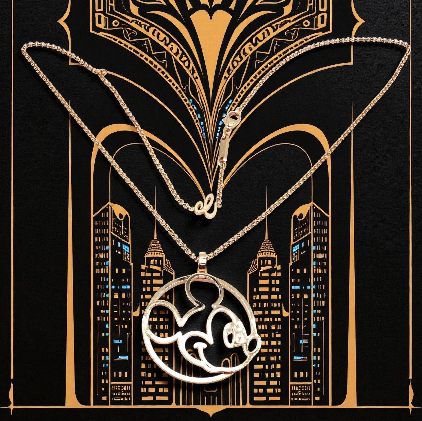 Chopard Jewelry & Watches:Fine Jewelry:Necklaces & Pendants Rare! Chopard Disney World 18k Rose Gold Mickey Mouse Necklace