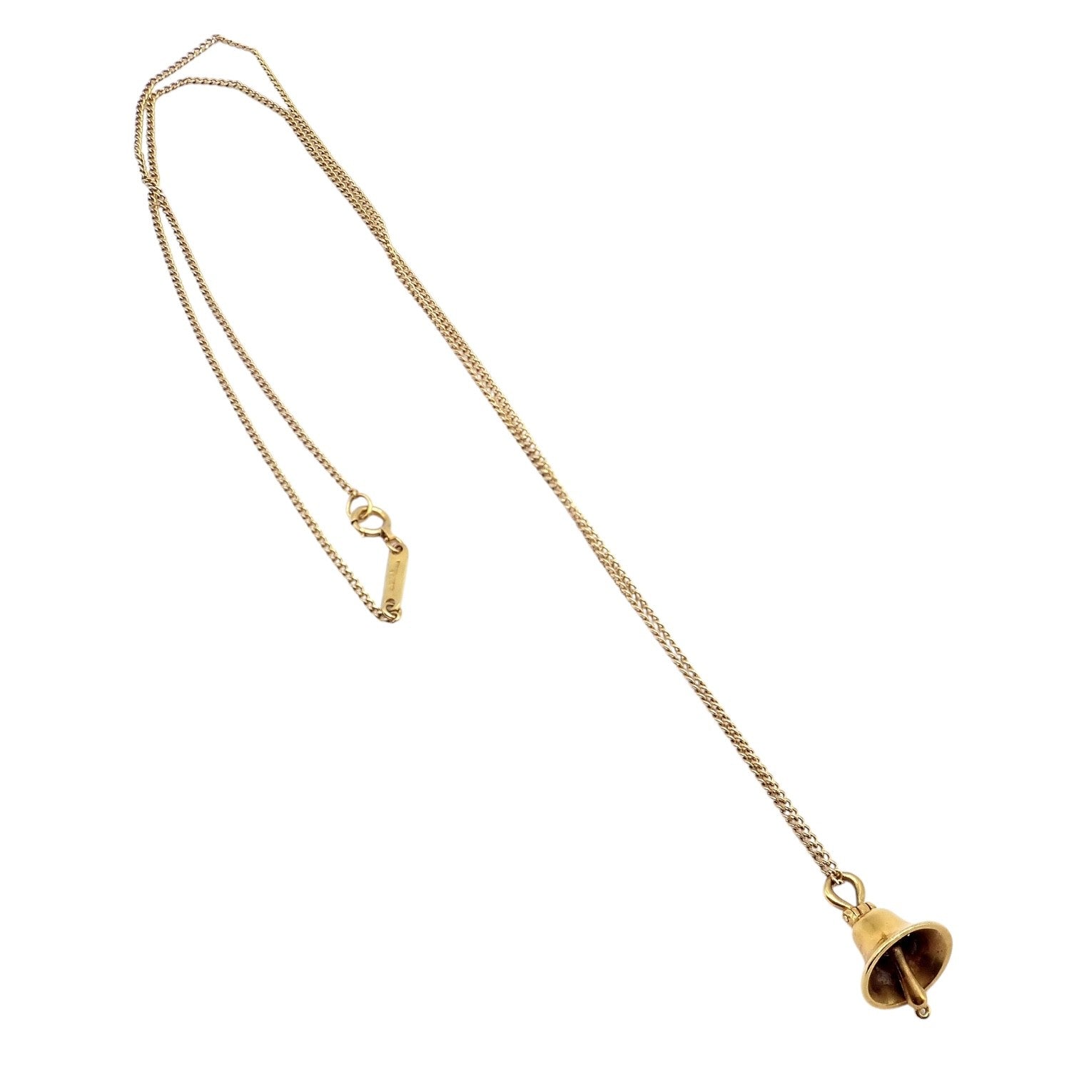 Rare! Tiffany & Co Ralph Lauren 18k Yellow Gold Nautical Bell Pendant Necklace | Fortrove