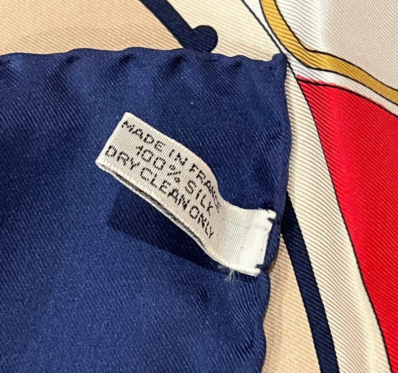 Authentic RARE! Hermes Washington's Carriage Vintage 90cm Silk Scarf | Fortrove