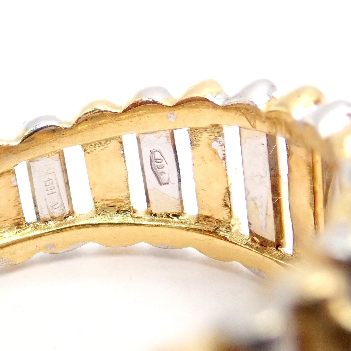 Van Cleef & Arpels Jewelry & Watches:Fine Jewelry:Rings Rare! Authentic Van Cleef & Arpels 18k Yellow + White Gold Diamond Ruby Ring