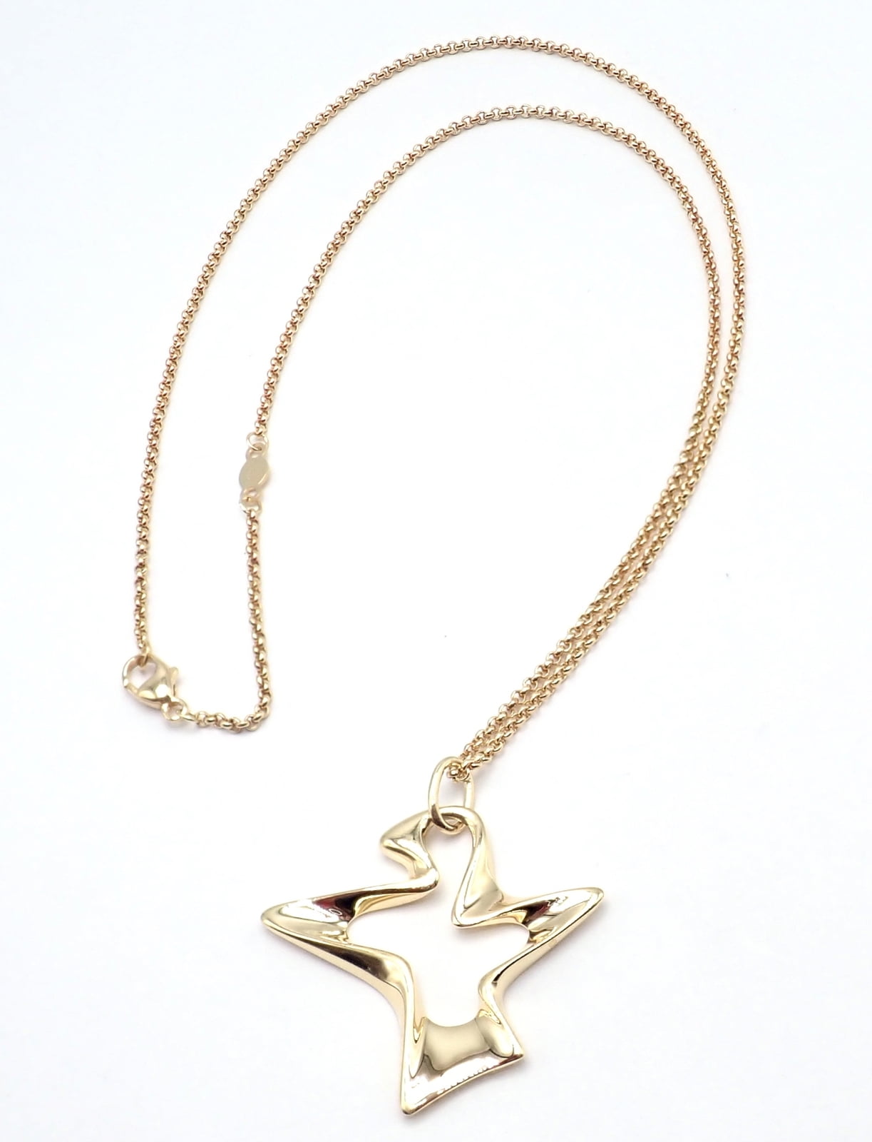 Georg Jensen Jewelry & Watches:Fine Jewelry:Necklaces & Pendants Authentic! Georg Jensen Bird 18K Yellow Gold Pendant Necklace 2000