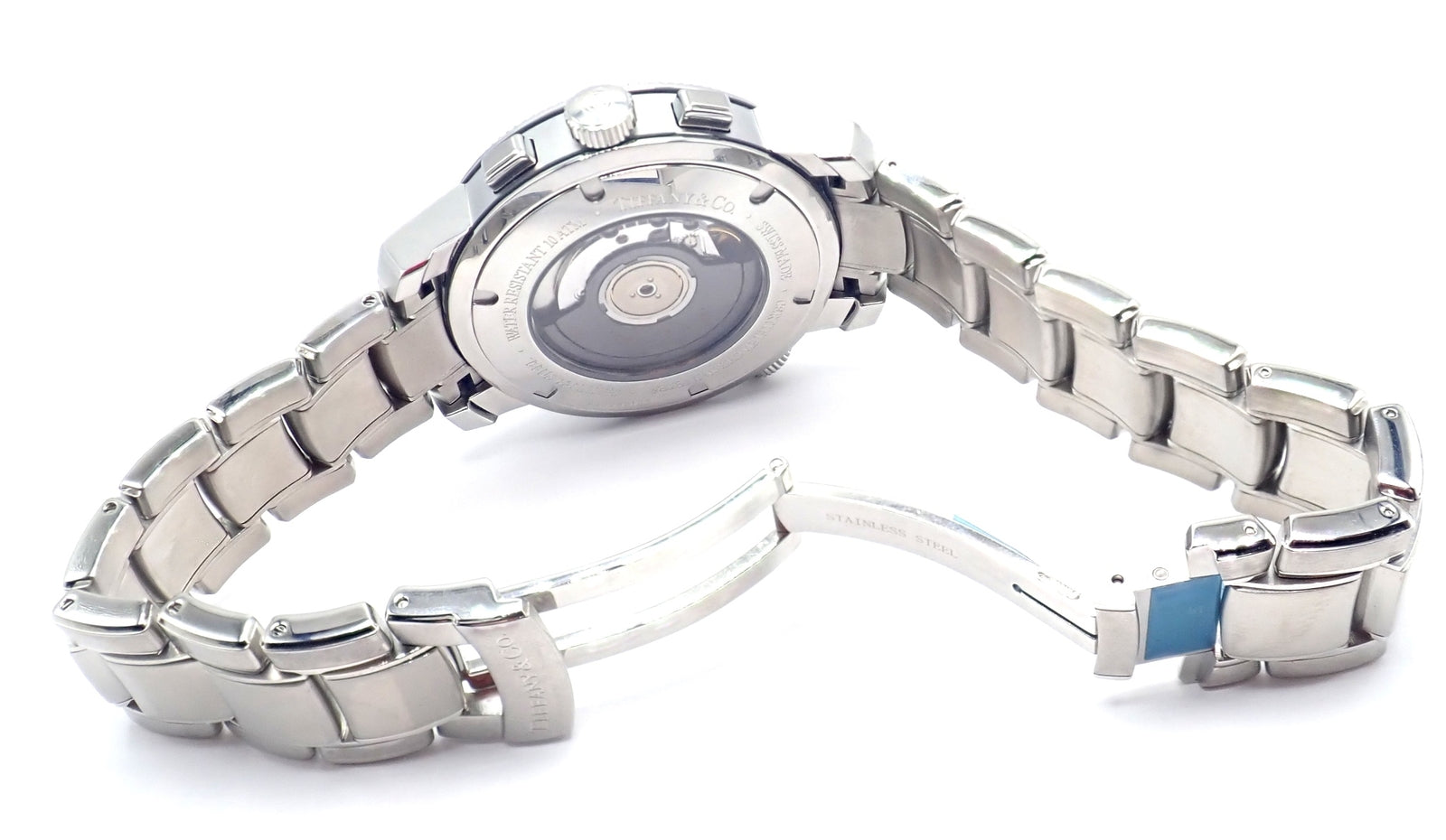 Authentic! Tiffany & Co Mark T-57 Stainless Steel Chronograph Automatic Watch | Fortrove