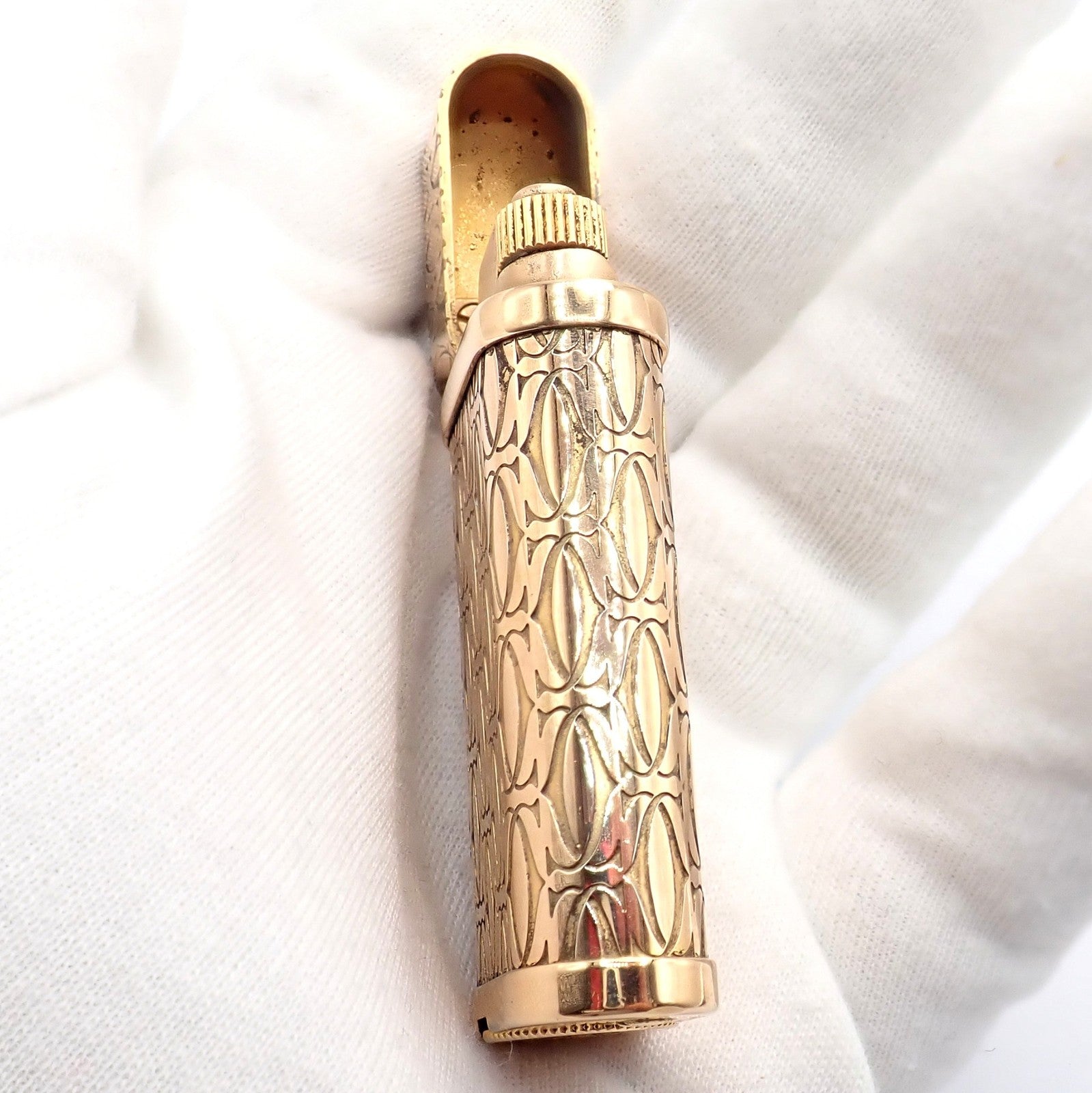 Vintage Cartier Pasha Rose Gold Tone Lighter | Fortrove
