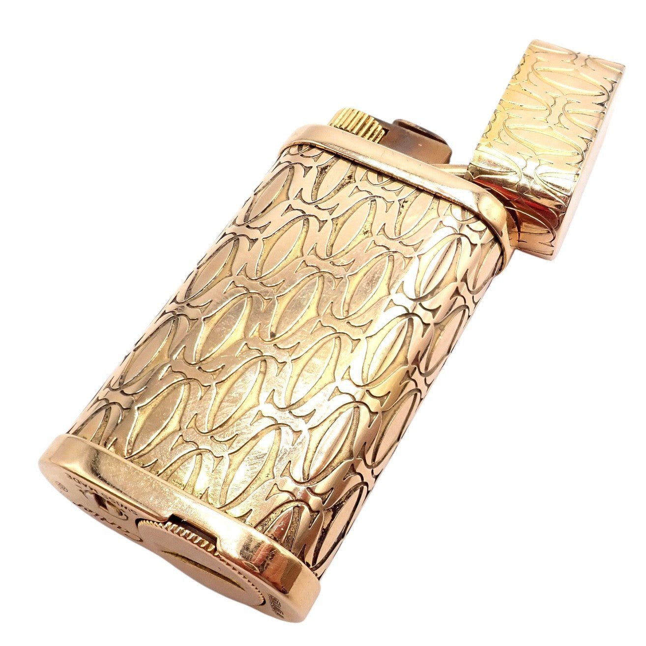 Vintage Cartier Pasha Rose Gold Tone Lighter | Fortrove
