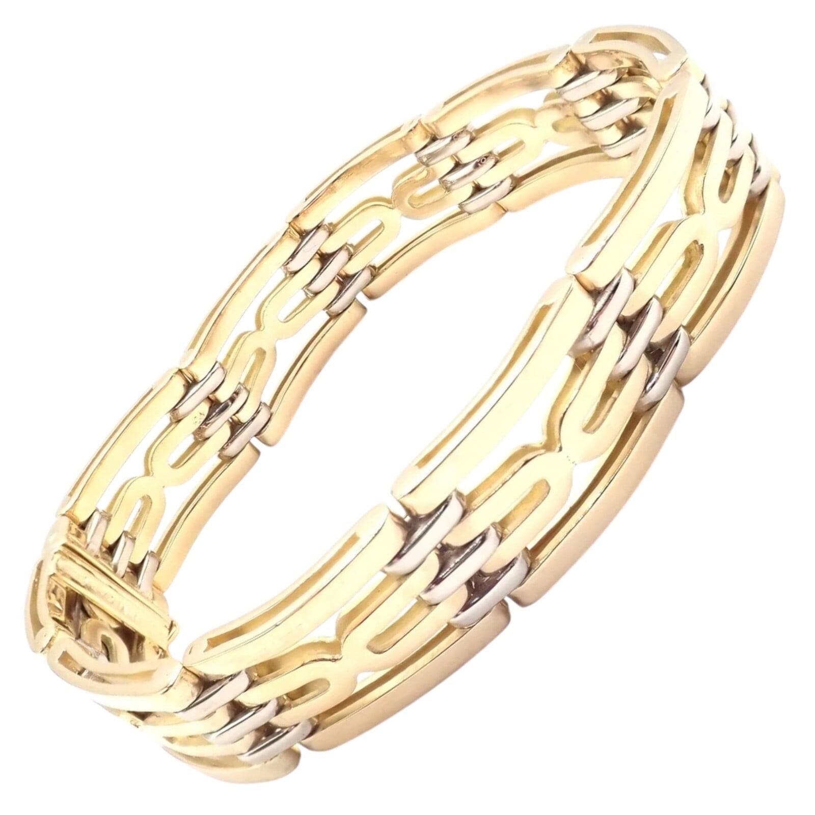 Bvlgari Jewelry & Watches:Fine Jewelry:Bracelets & Charms Authentic! Vintage Bvlgari Bulgari 18k Yellow Gold Link Bracelet