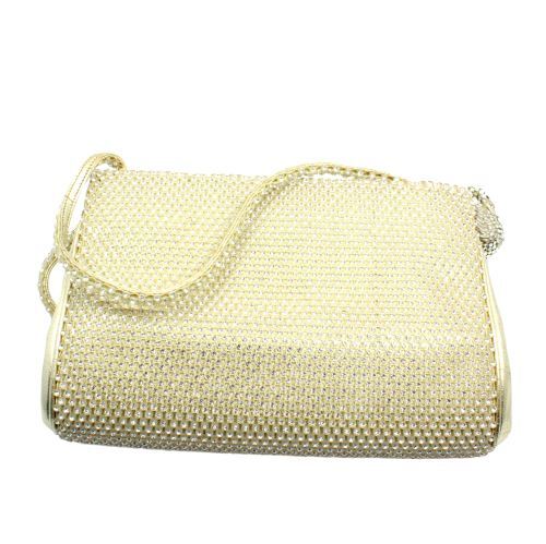 Judith Leiber Clothing, Shoes & Accessories:Women:Women's Bags & Handbags Judith Leiber Swarovski Crystal Swan White Clutch Purse Evening Bag
