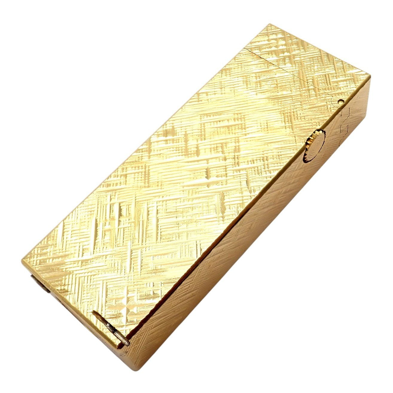 Dunhill Collectibles:Tobacciana:Lighters:Dunhill Vintage Dunhill Gold Plated Rollagas Lighter 1970's Monogrammed