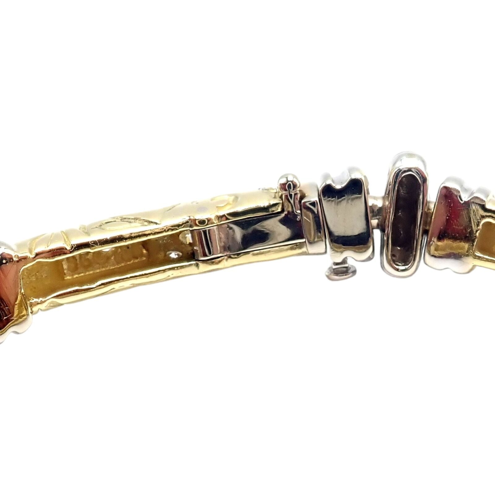 Vintage SeidenGang 18k Yellow + White Gold Diamond Laurel Collection Bracelet | Fortrove
