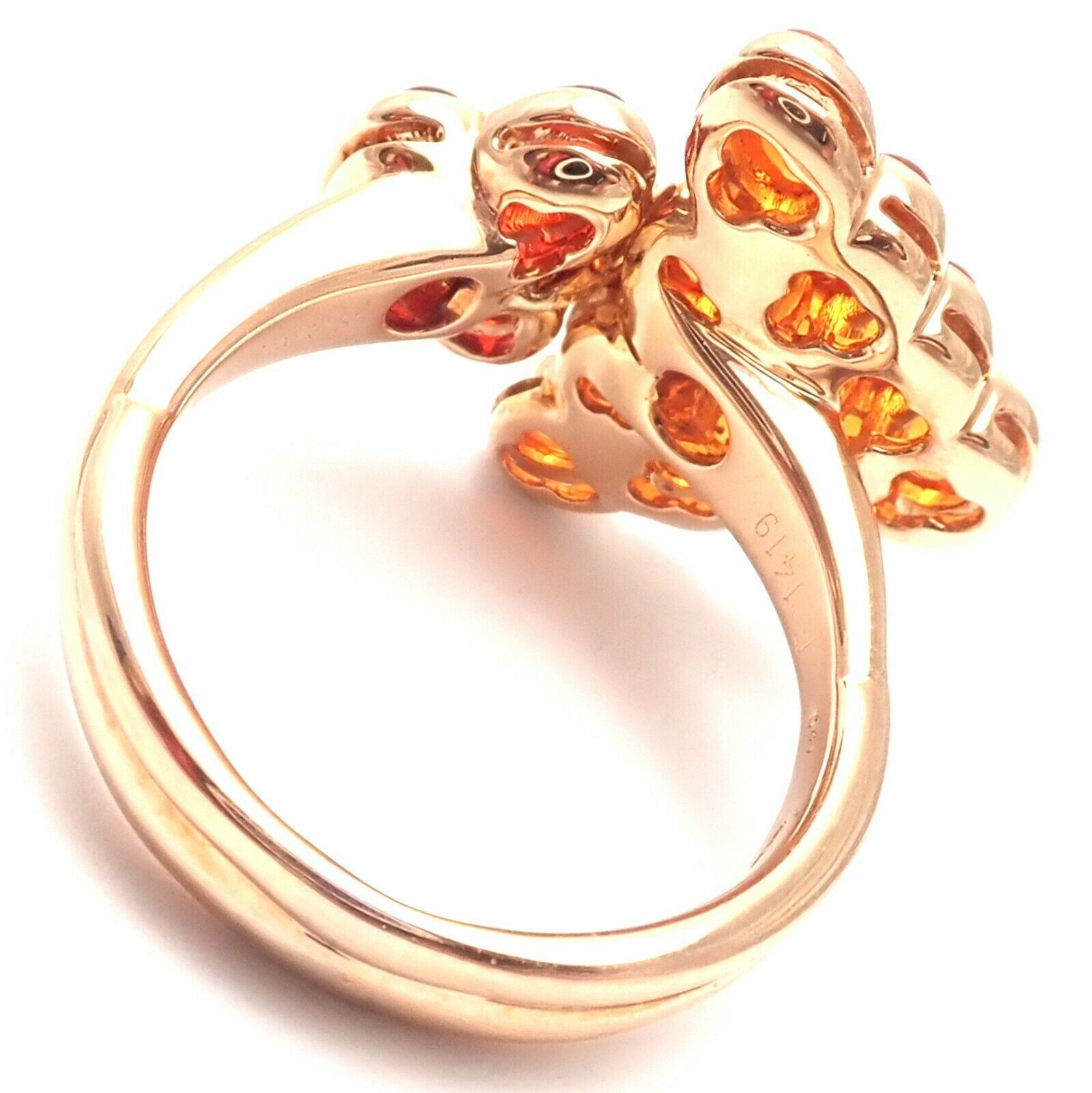 Mauboussin Jewelry & Watches:Fine Jewelry:Rings Authentic! Mauboussin Paris 18k Rose Gold Diamond Tourmaline Citrine Ring