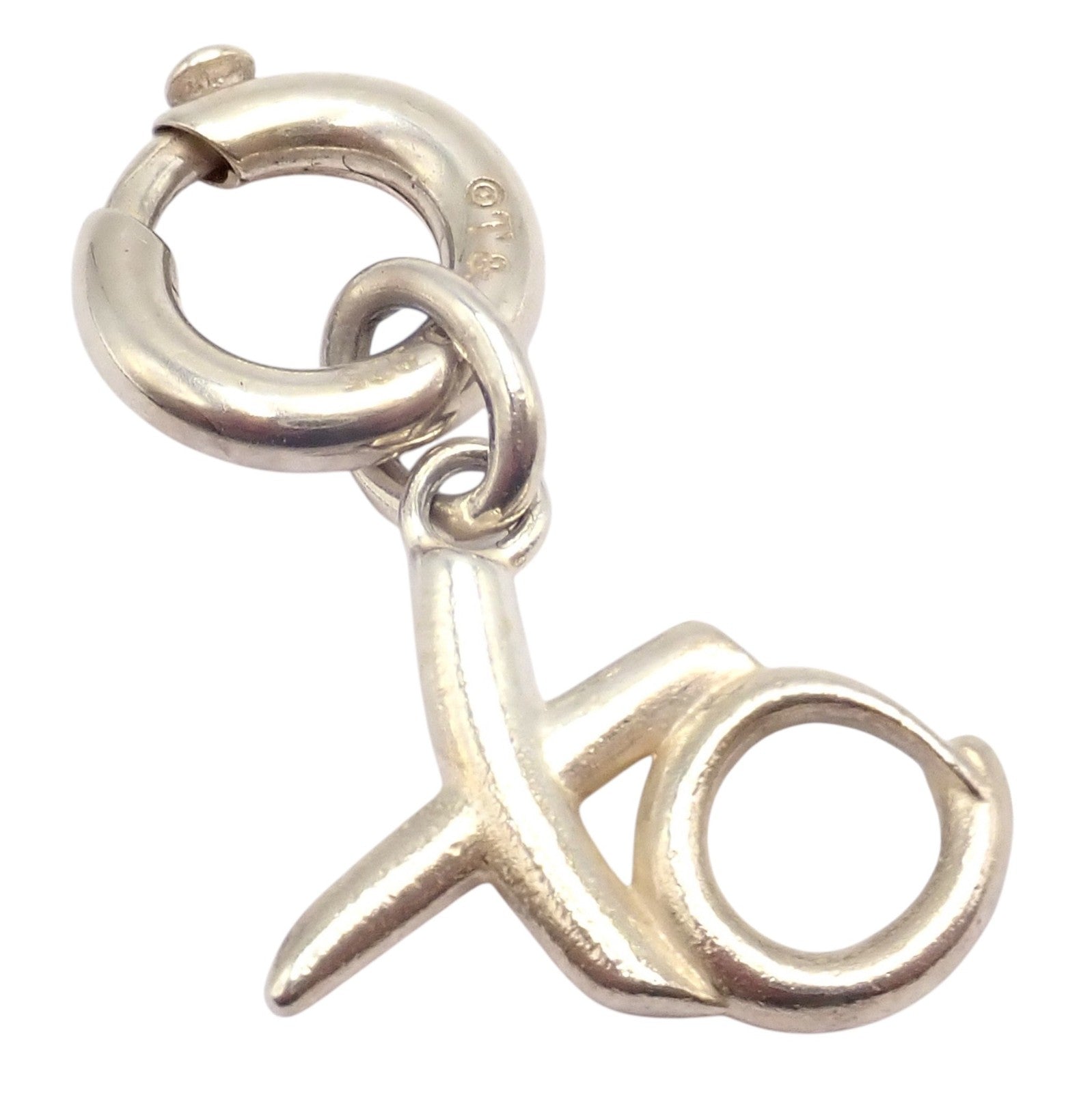 Rare! Tiffany & Co. Silver Paloma Picasso XO Charm Pendant + Spring Ring Clasp | Fortrove
