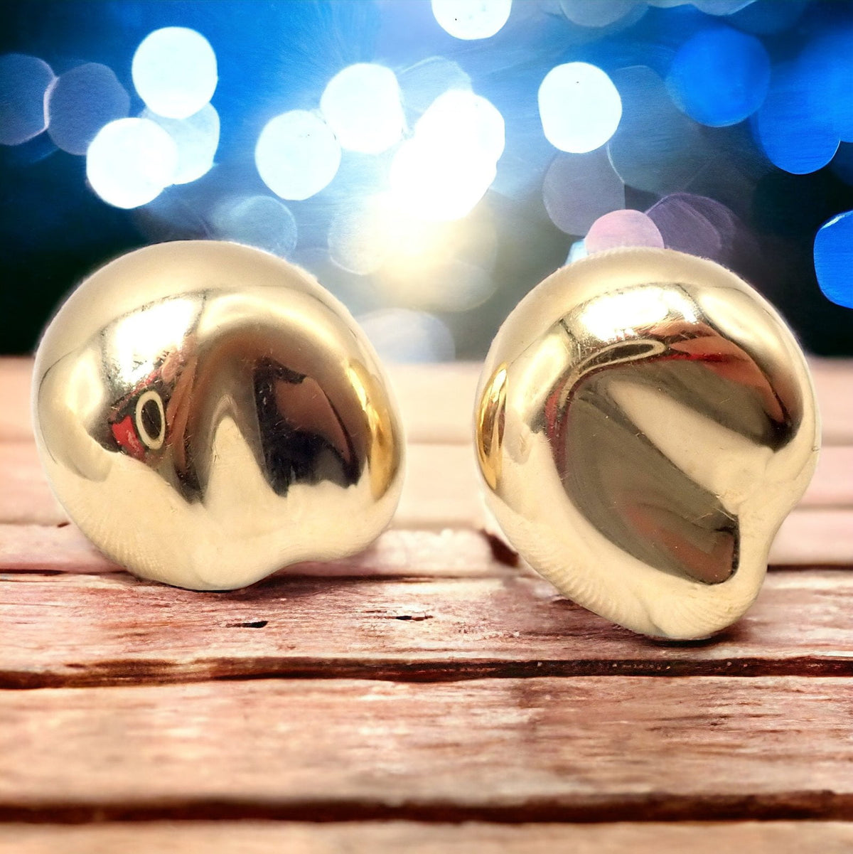 Tiffany & Co. Jewelry & Watches:Fine Jewelry:Earrings Authentic Tiffany & Co Peretti 18k Yellow Gold Extra Large Thumbprint Earrings