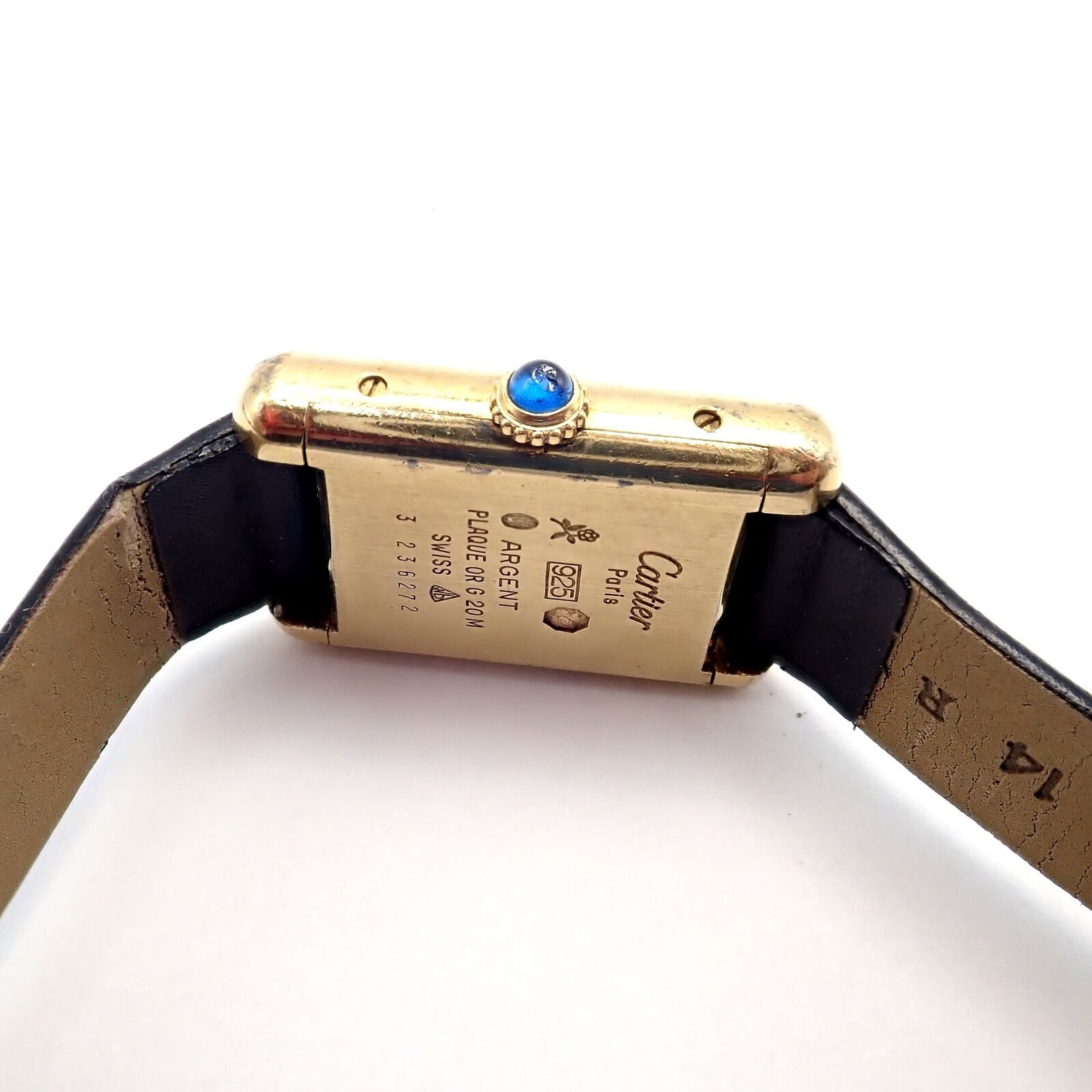 Authentic! Cartier Must De Silver 925 Argent Vermeil Manual Wind Watch | Fortrove