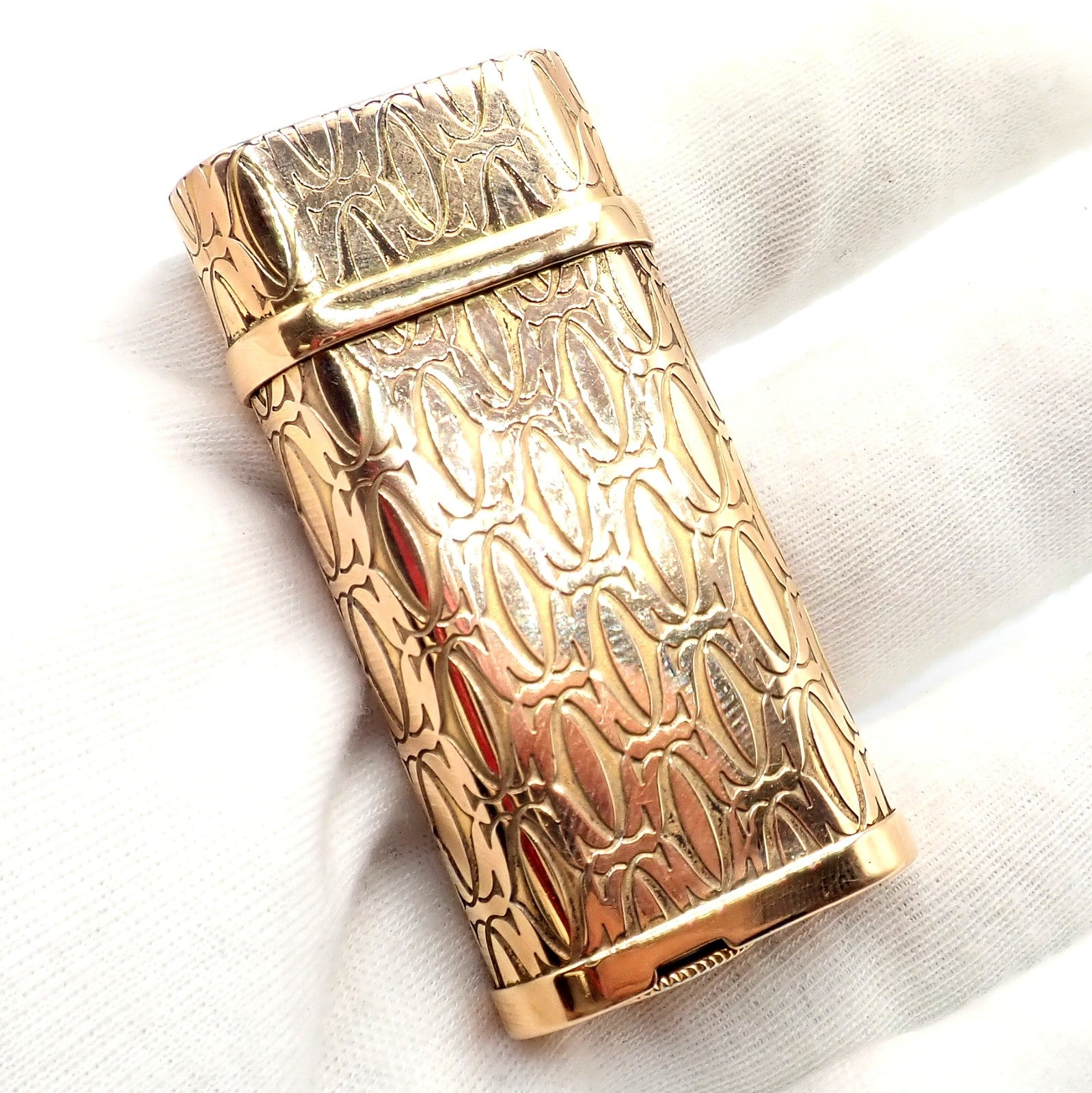 Vintage Cartier Pasha Rose Gold Tone Lighter | Fortrove