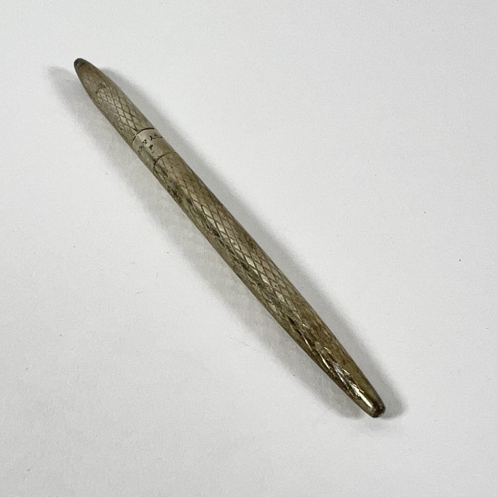 Tiffany & Co. Diamond-Textured Sterling Silver Ballpoint Pen | Fortrove