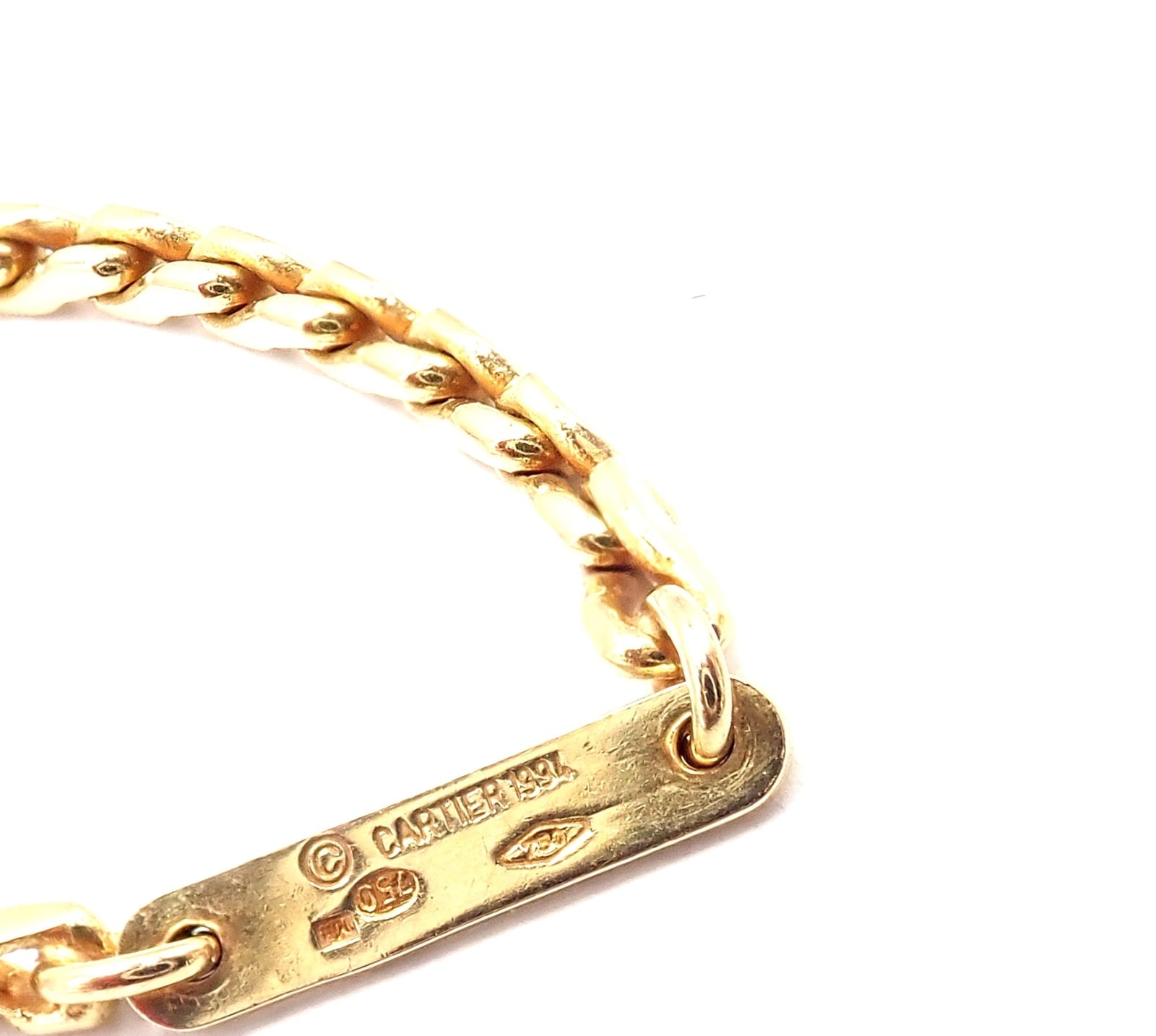 Cartier Jewelry & Watches:Fine Jewelry:Necklaces & Pendants Authentic! Cartier 18k Yellow White Gold Double Heart Pendant Chain Necklace