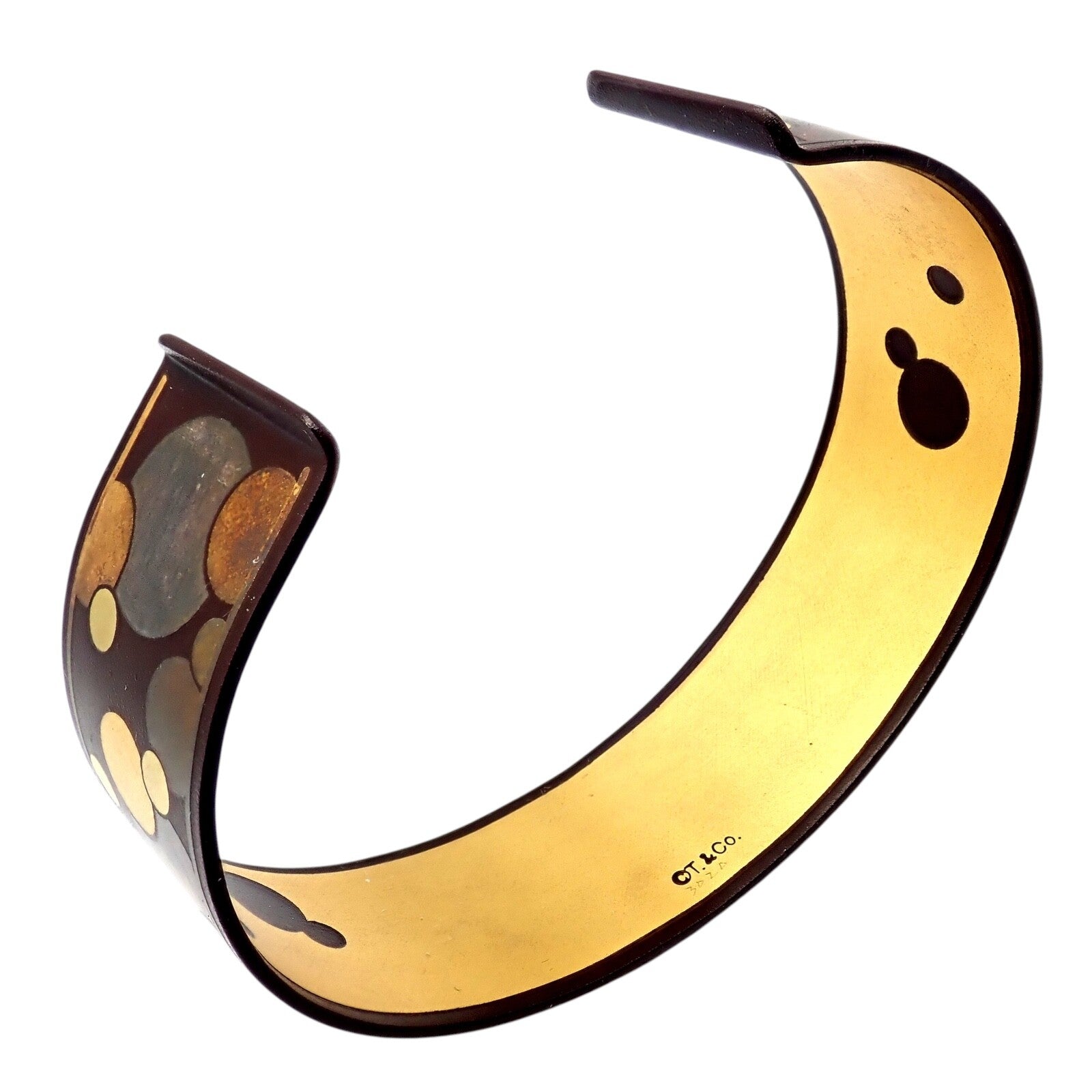 Angela Cummings Jewelry & Watches:Fine Jewelry:Bracelets & Charms Rare! Vintage Tiffany & Co. Angela Cummings Black Iron 24k Gold Cuff Bracelet