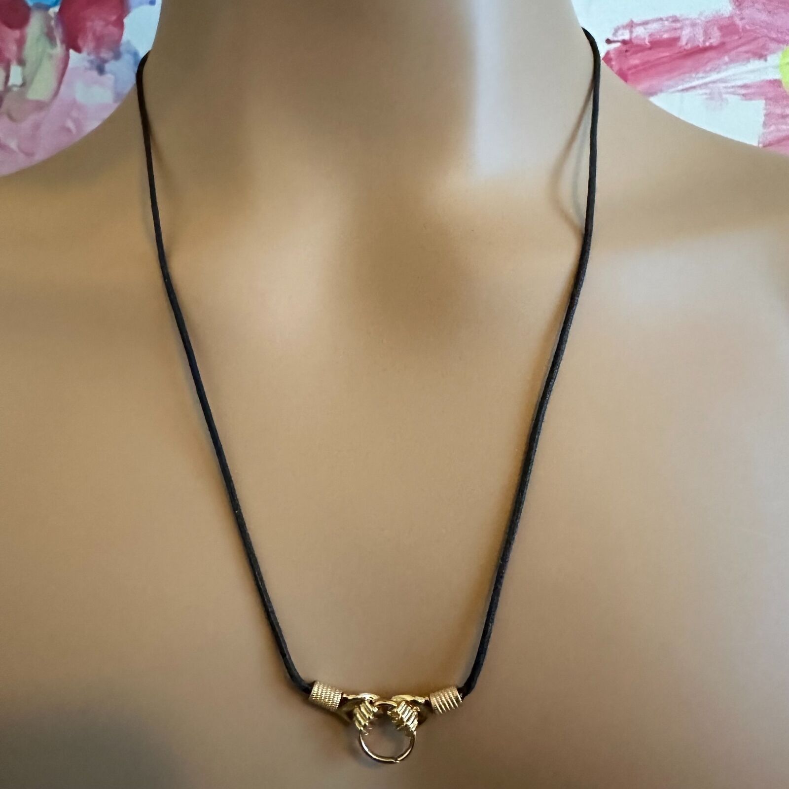 Gucci 18k Yellow Gold Le Marche des Merveilles Tiger Bolo Tie Necklace | Fortrove