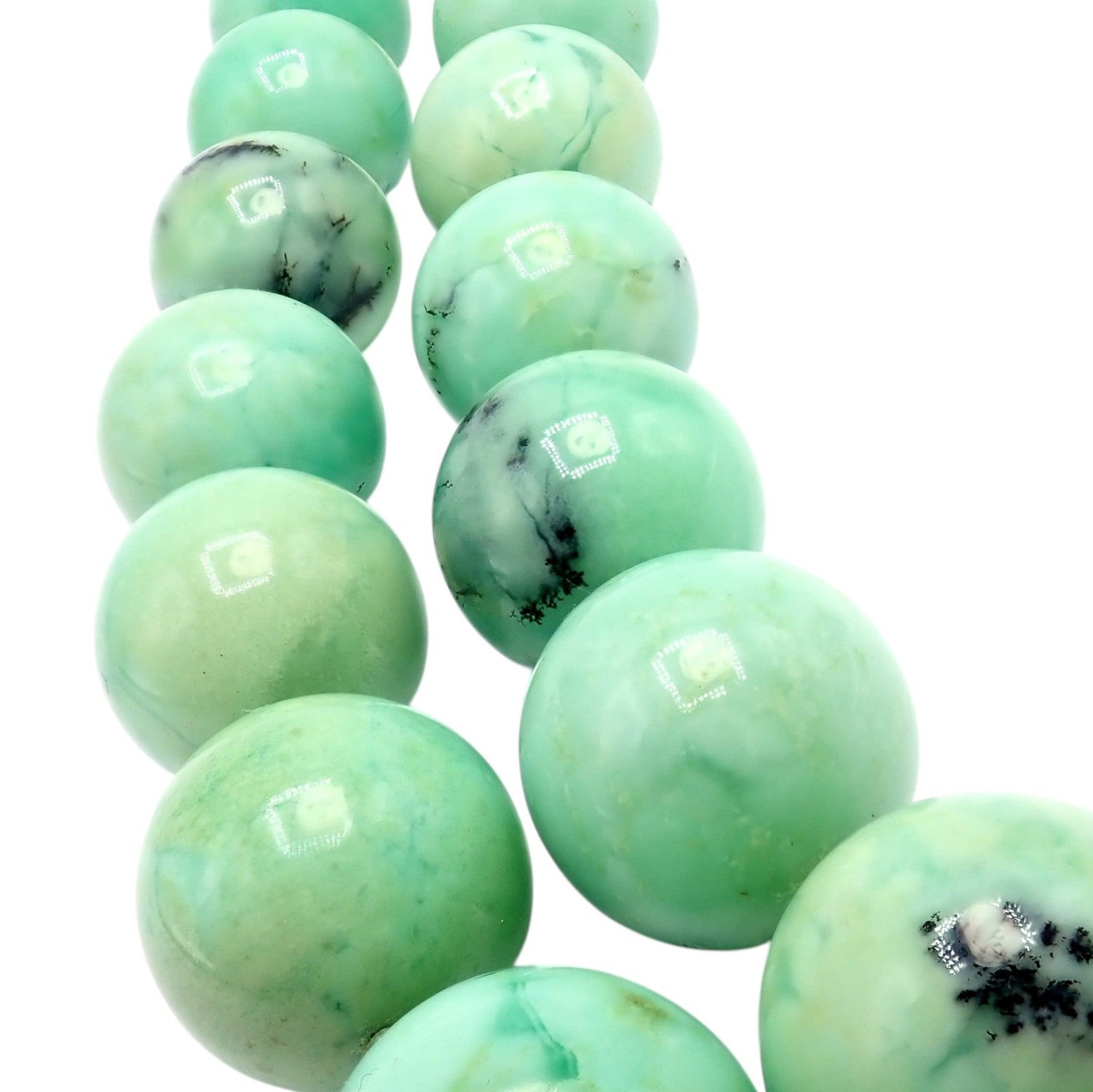 Angela Cummings 18k Yellow Gold 15.5mm Turquoise Bead 20" Long Necklace 1988 | Fortrove