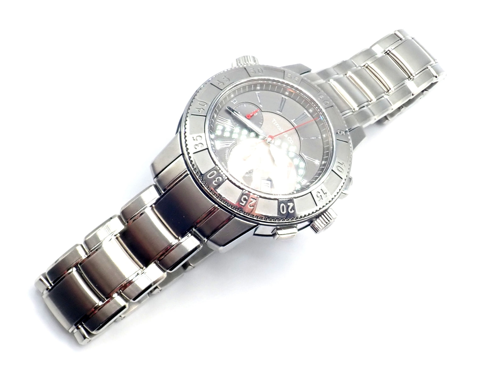 Authentic! Tiffany & Co Mark T-57 Stainless Steel Chronograph Automatic Watch | Fortrove