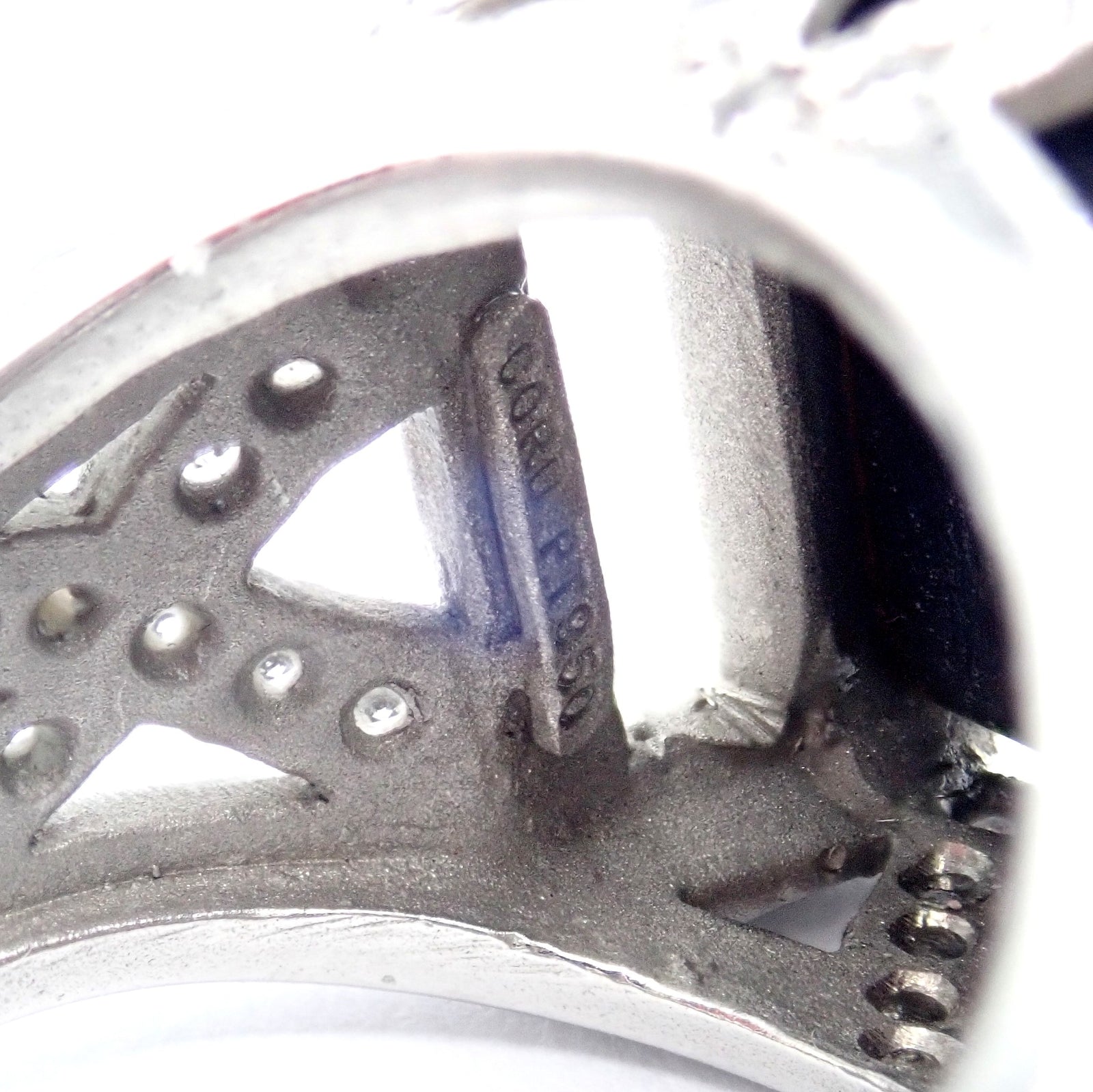 Kieselstein Cord Platinum 3ctw Diamond Black Spinel Cockatil Ring 1998 sz 5.5 | Fortrove