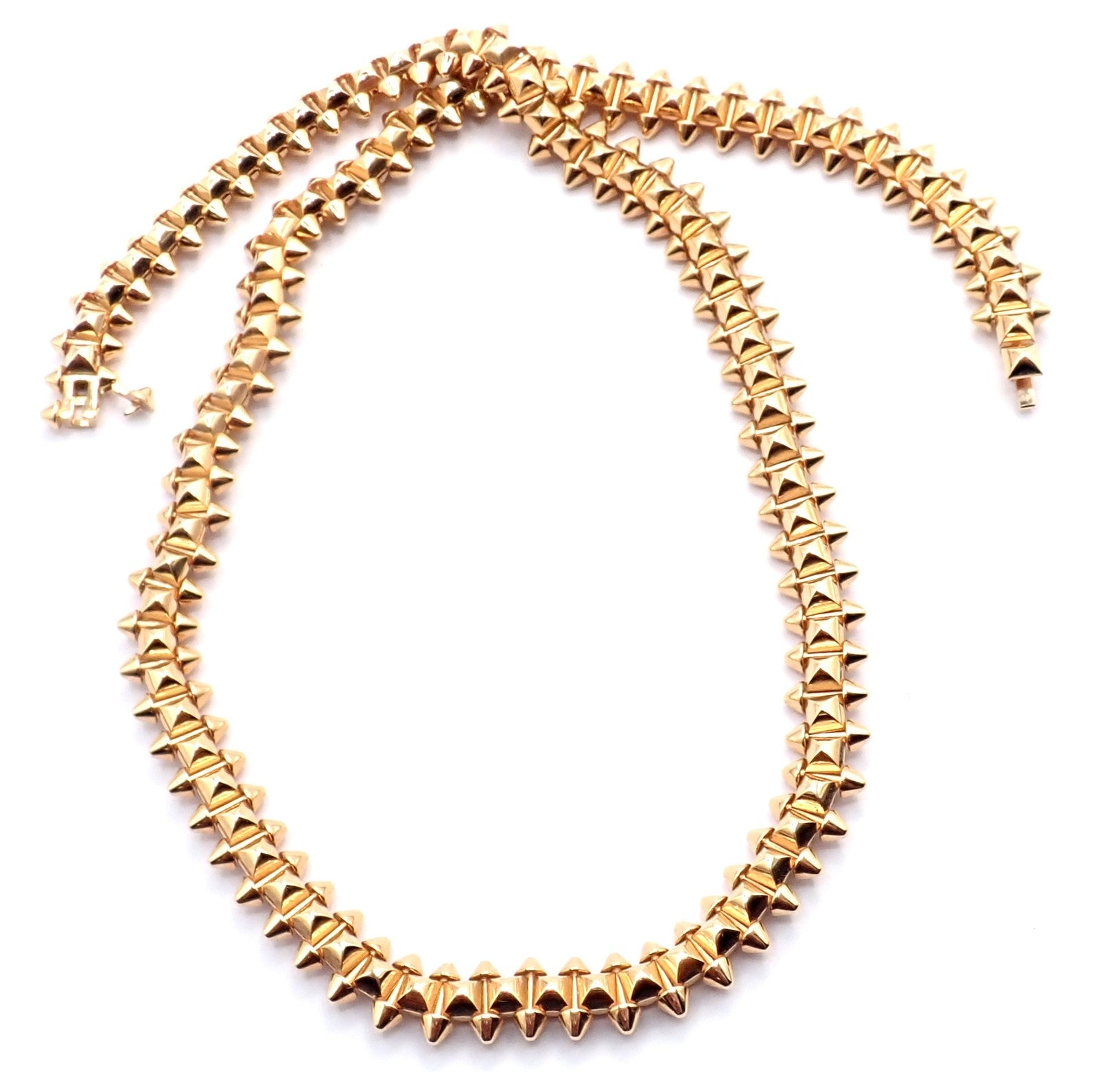 Authentic! Clash De Cartier 18k Rose Gold Necklace | Fortrove