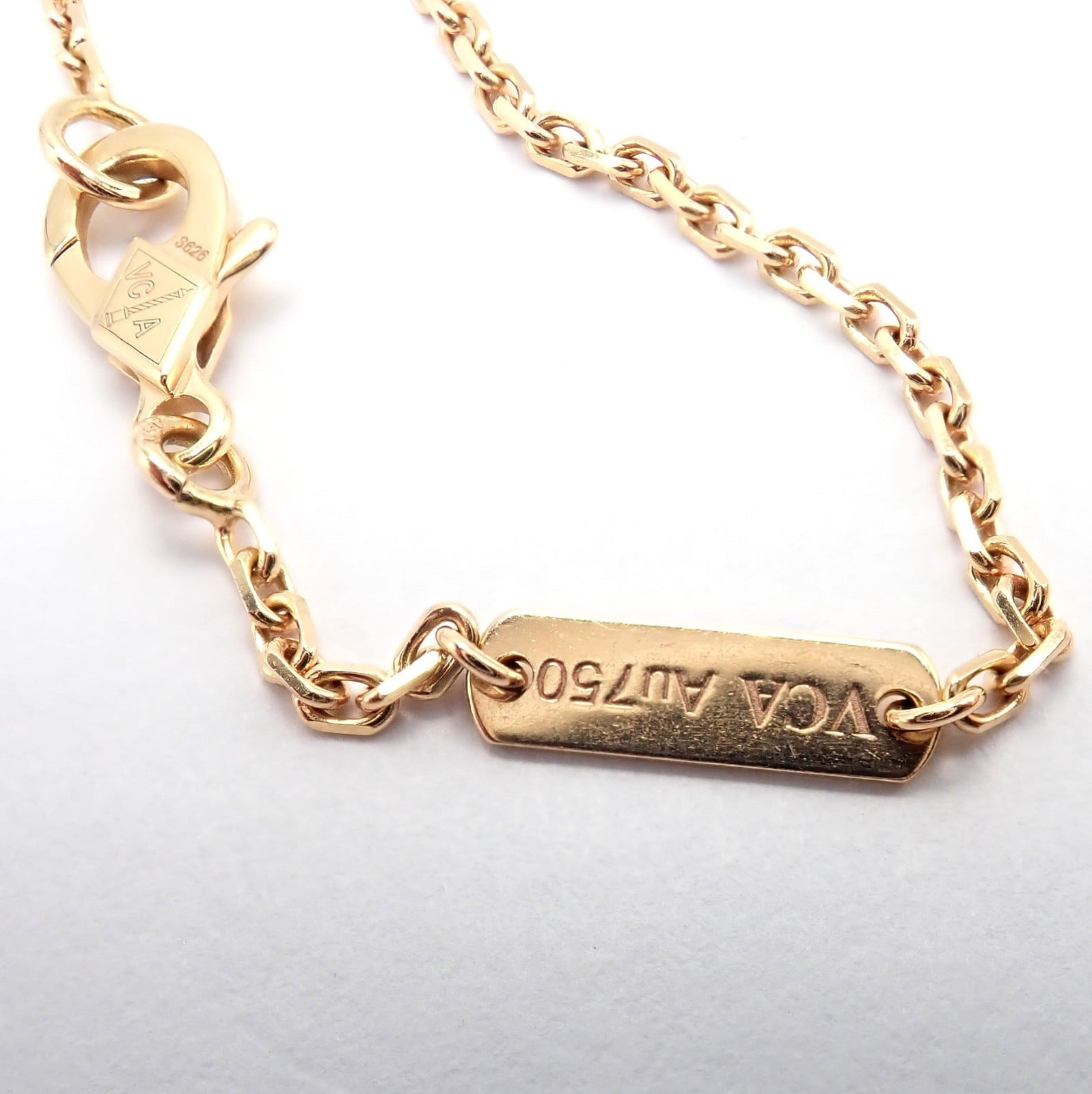 Van Cleef & Arpels Jewelry & Watches:Fine Jewelry:Necklaces & Pendants Van Cleef & Arpels 18k Rose Gold Diamond MoP Two Butterfly Pendant Necklace Cert