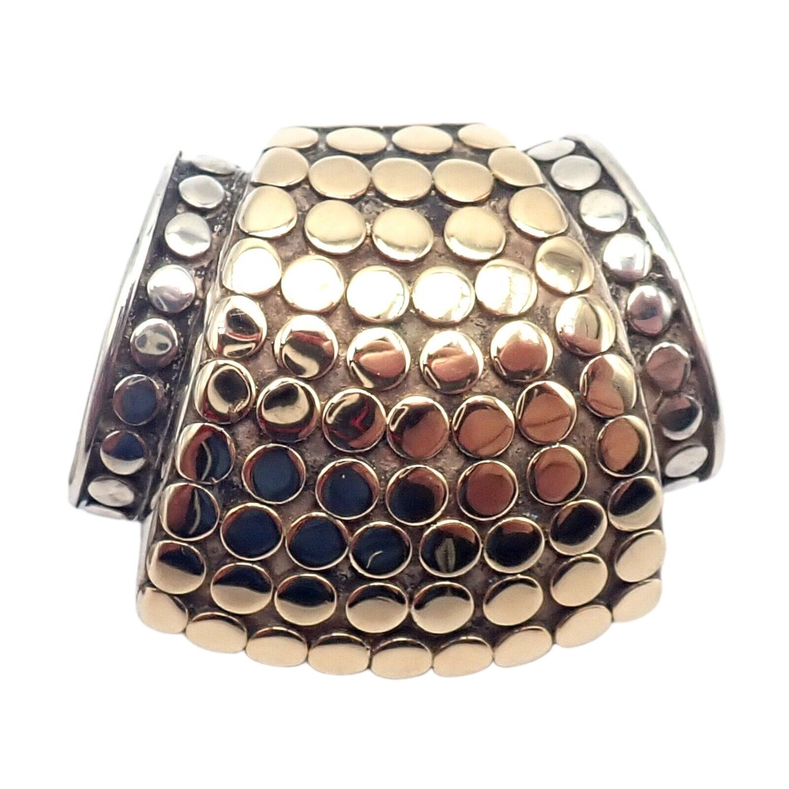 John Hardy Jewelry & Watches:Fine Jewelry:Necklaces & Pendants Authentic! John Hardy Silver + 18k Yellow Gold Dot Slider Pendant