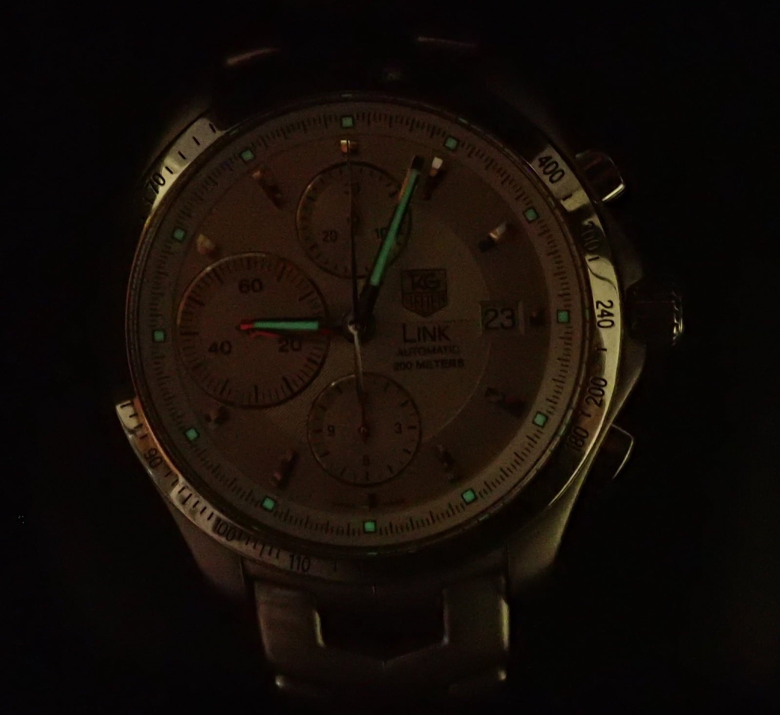 Tag Heuer Jewelry & Watches:Watches, Parts & Accessories:Watches:Wristwatches Authentic Tag Heuer Link Automatic Calibre 16 CJF2111-0 Exhibition Mens Watch