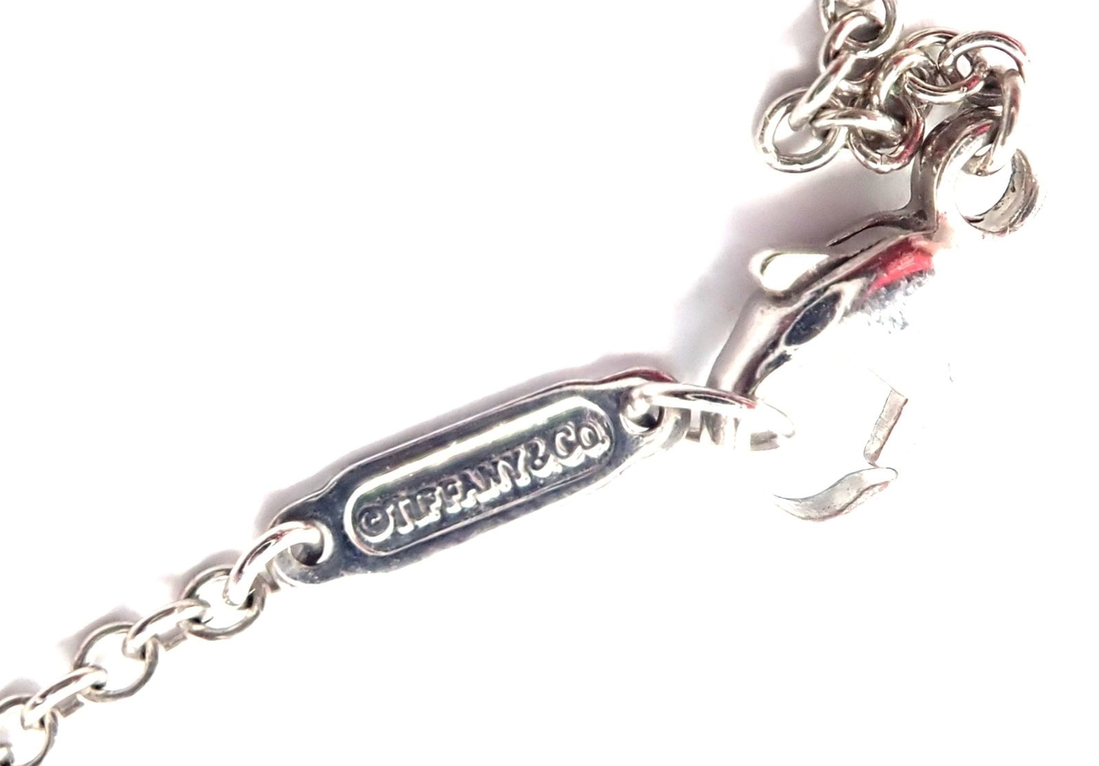 Authentic! Tiffany & Co Victoria Platinum Diamond Mixed Cluster Pendant Necklace | Fortrove