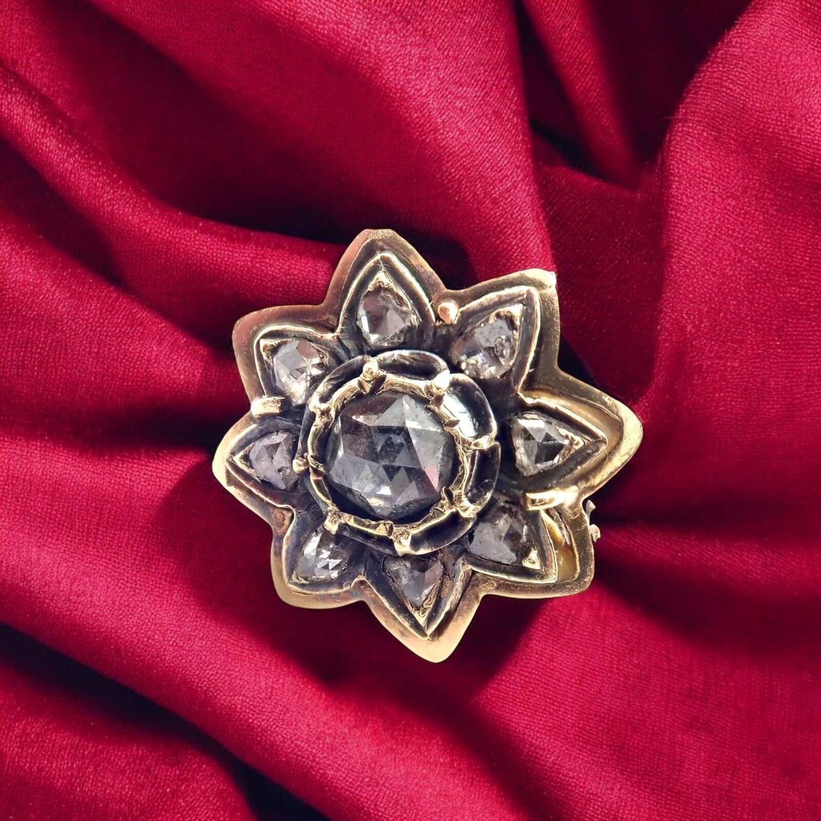 Authentic! Karl Faberge 18k Yellow Gold Diamond Ring | Fortrove