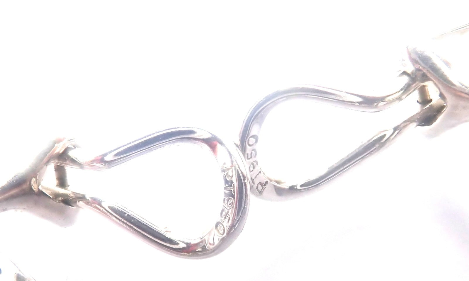 Authentic! Harry Winston Platinum Diamond Twisted Long Hanging Drop Earrings | Fortrove