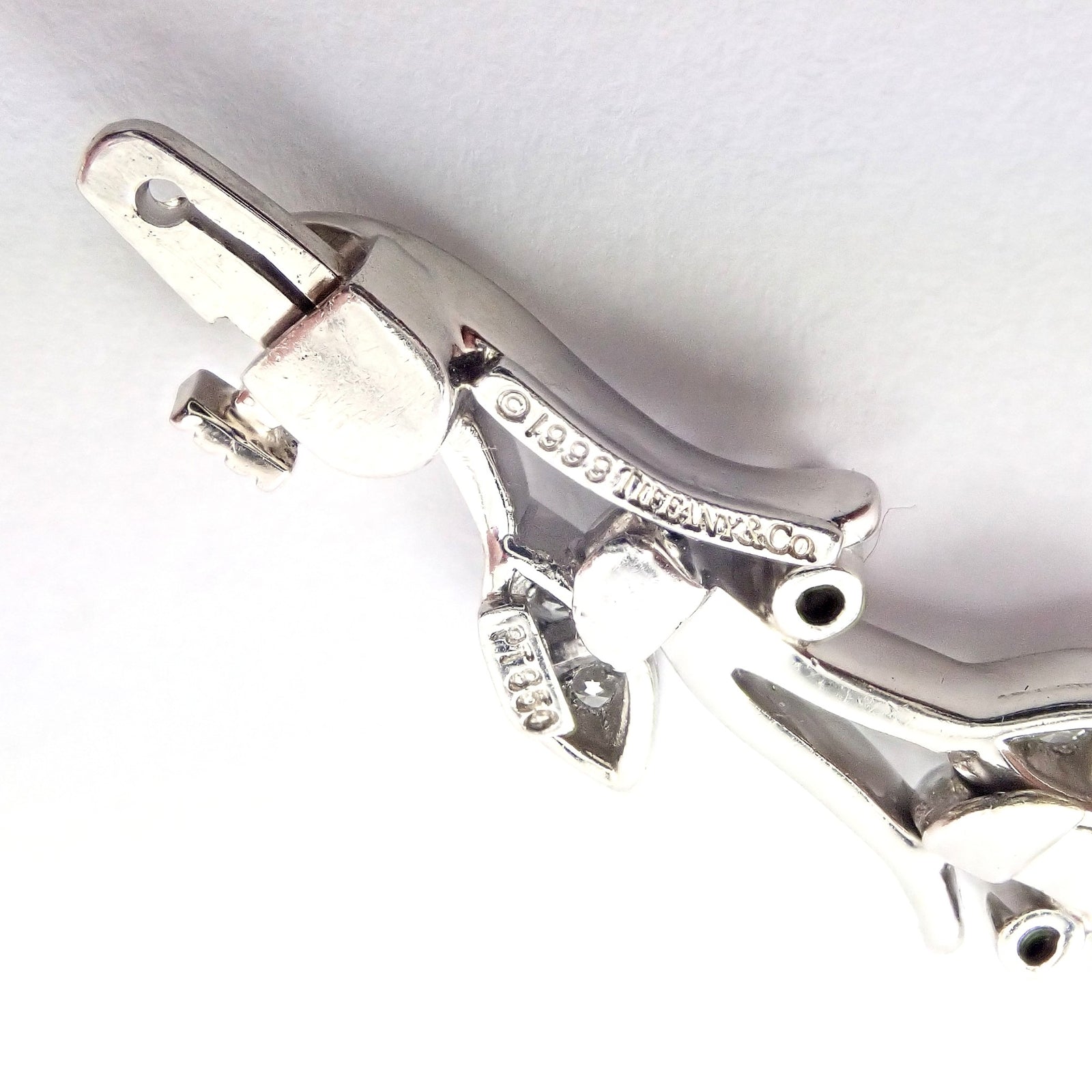 Authentic! Tiffany & Co Platinum Diamond Garland Bracelet | Fortrove