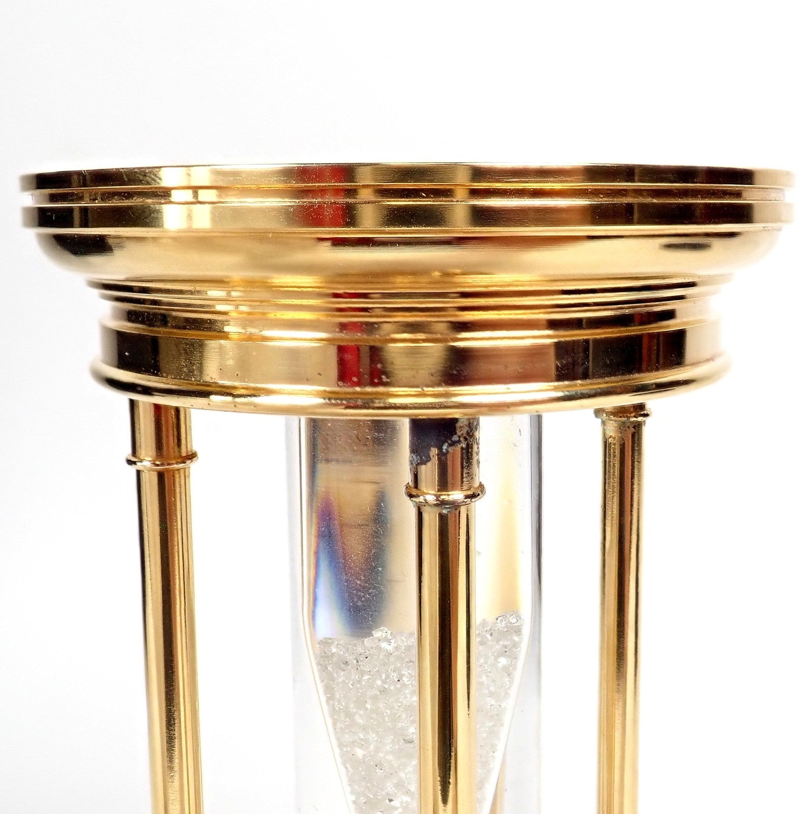 Authentic! De Beers Limited Edition Millennium 2000 Diamond Brass Hourglass | Fortrove