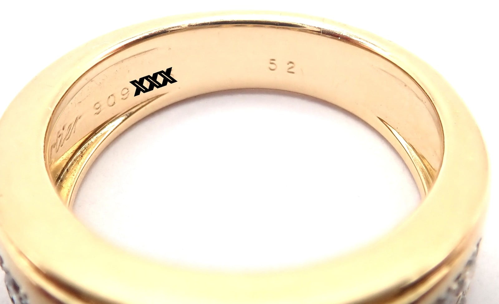 Cartier Jewelry & Watches:Fine Jewelry:Rings Authentic Cartier Diabolo 18k Yellow Gold Diamond Invisible Ruby Band Ring