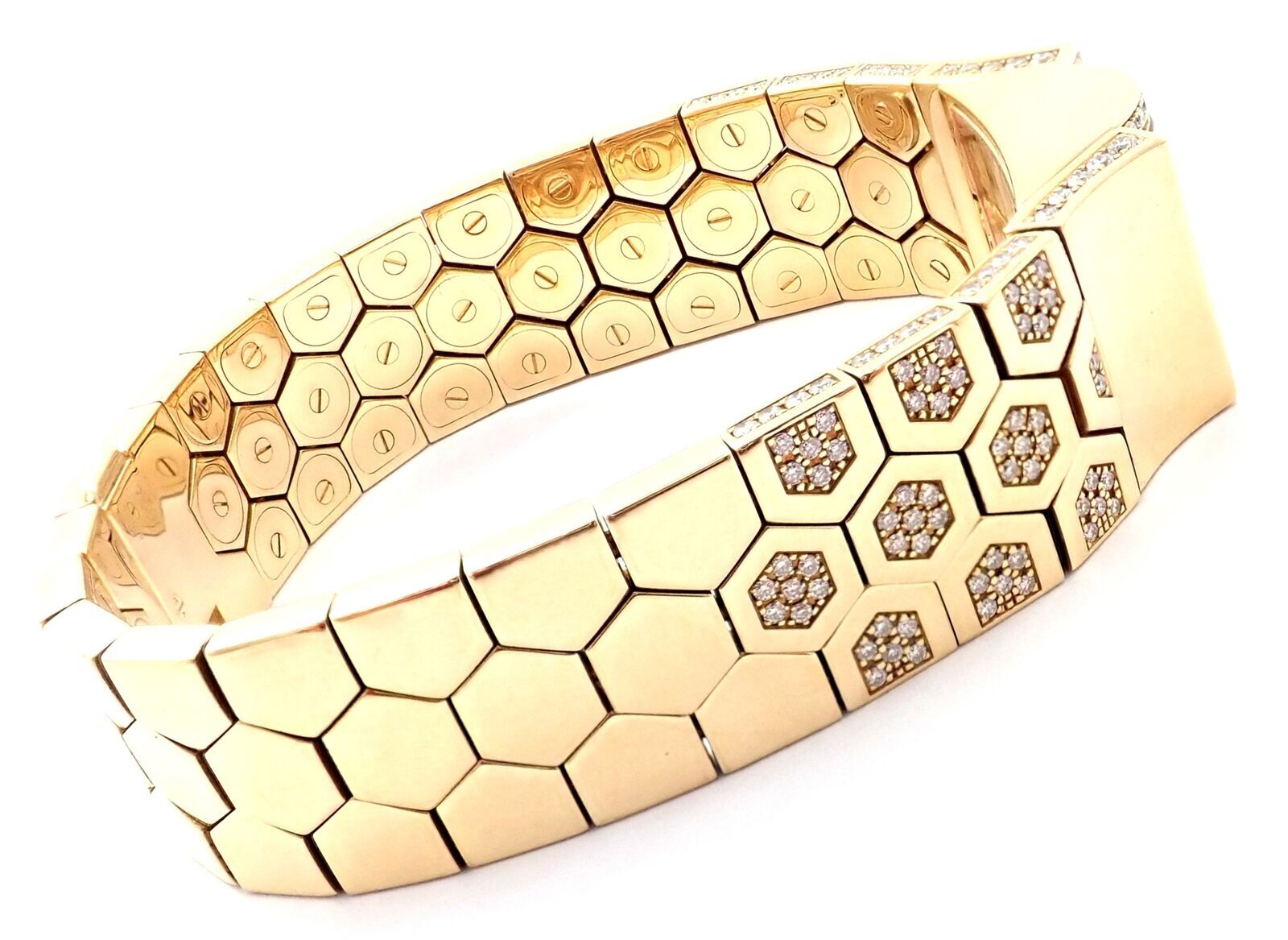 Van Cleef & Arpels Jewelry & Watches:Watches, Parts & Accessories:Watches:Wristwatches Authentic! Van Cleef & Arpels Ludo Swann 18k Yellow Gold Diamond Watch Papers