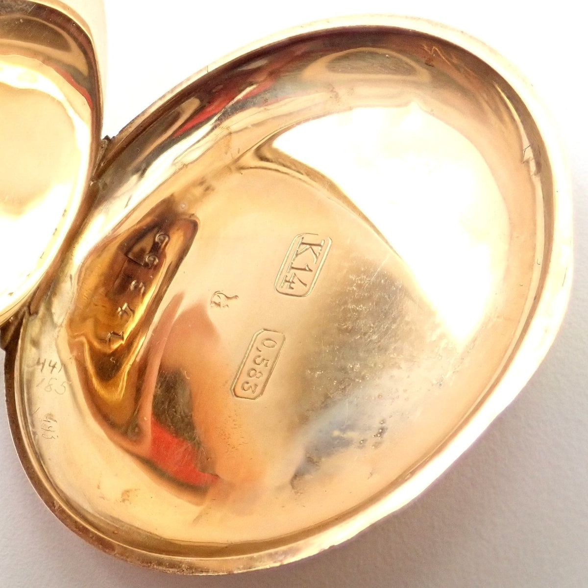 Estate Jewelry & Watches:Watches, Parts & Accessories:Watches:Pocket Watches Vintage! Swiss 14k Yellow Gold Ladies Pocket Watch 33mm High Grade Movement