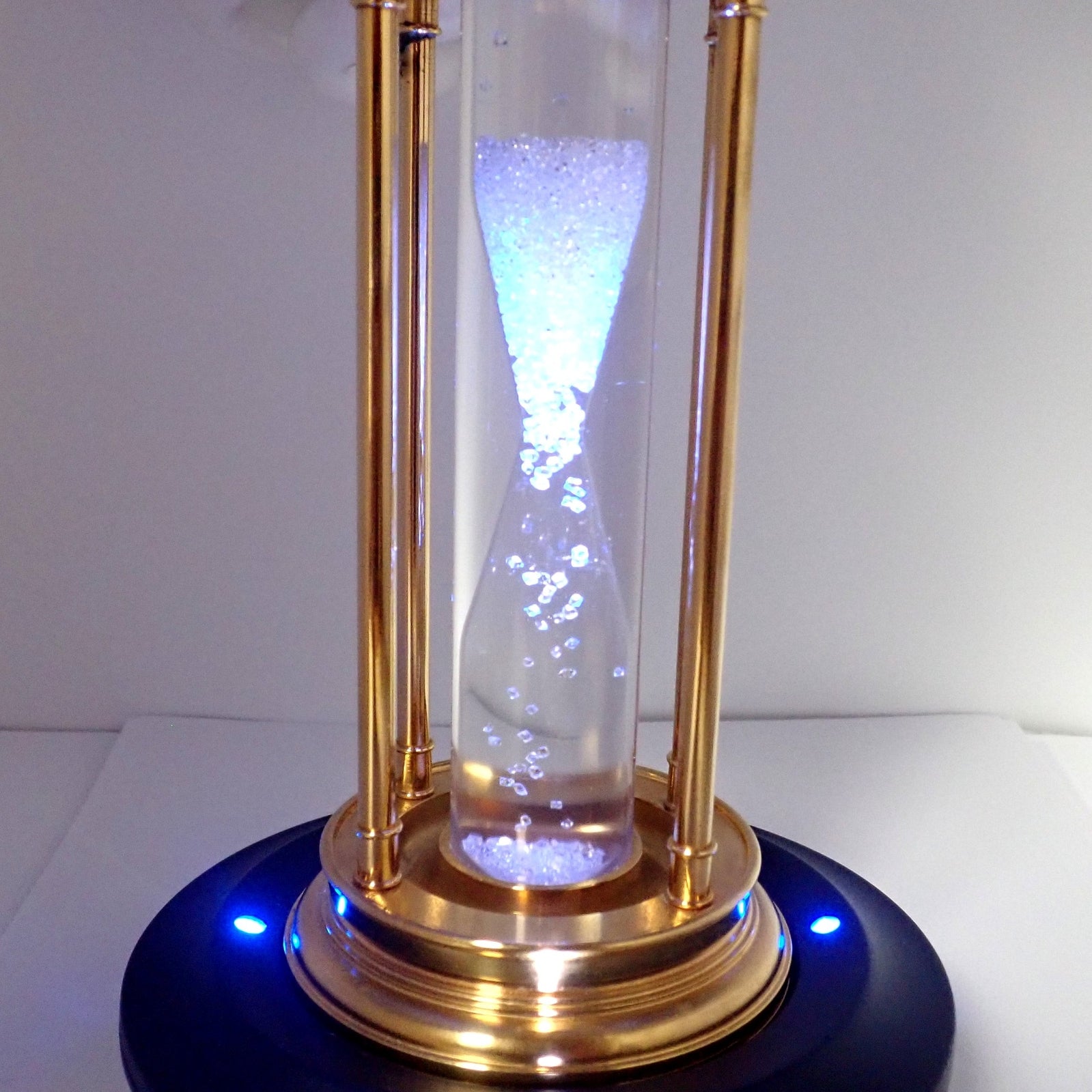DeBeers Collectibles:Decorative Collectibles:Clocks:Other Clocks Authentic! De Beers Limited Edition Millennium 2000 Diamond Brass Hourglass