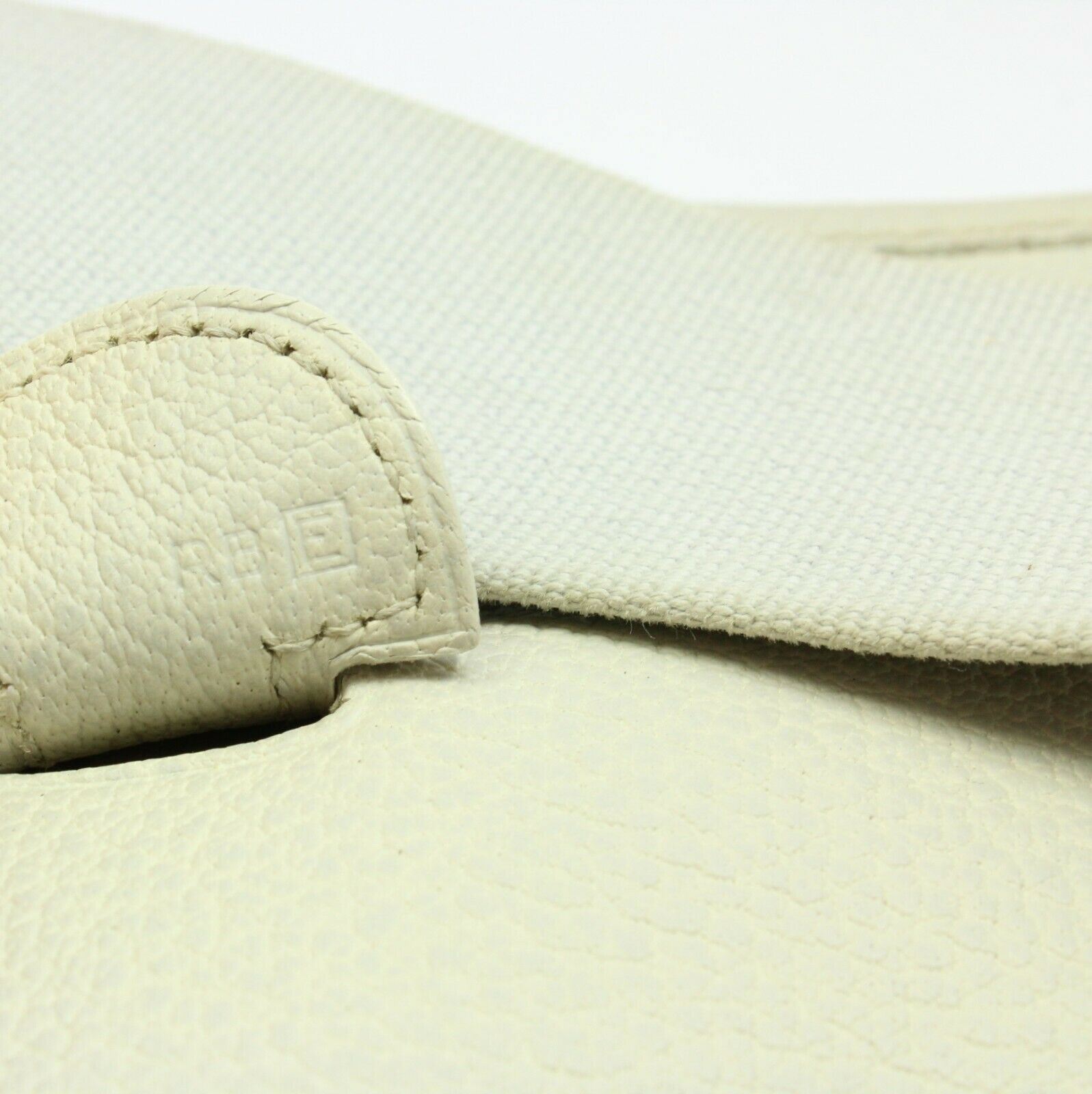 Hermes Clothing, Shoes & Accessories:Women:Women's Bags & Handbags Authentic! Hermes Evelyne Parchment White Clemence Leather GM Handbag Purse