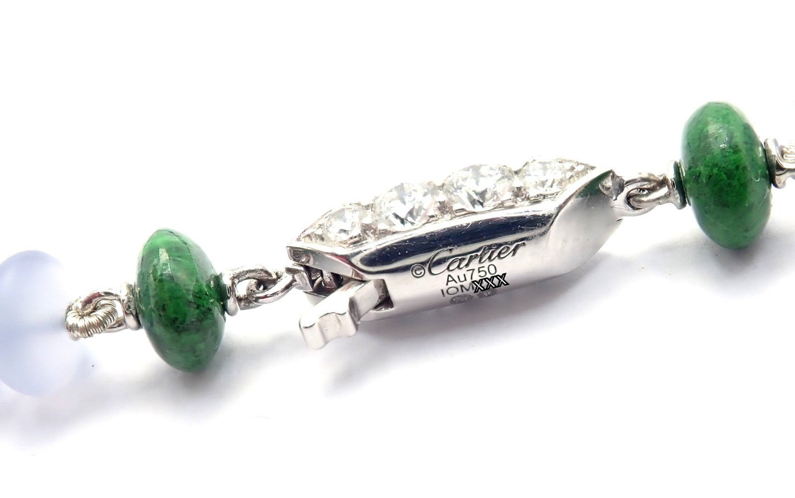 Authentic! Cartier 18k White Gold High Jewelry Géometrie & Contrastes Necklace | Fortrove