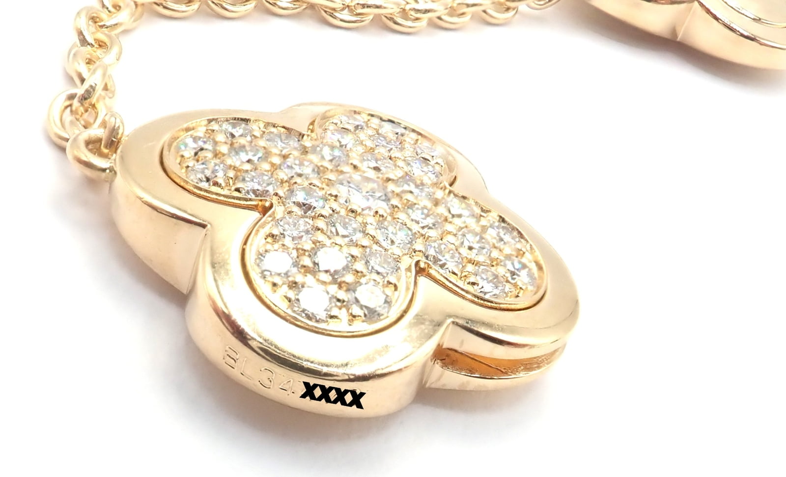 Van Cleef & Arpels Jewelry & Watches:Fine Jewelry:Necklaces & Pendants Authentic Van Cleef & Arpels 18k Yellow Gold Diamond Pure Alhambra Long Necklace