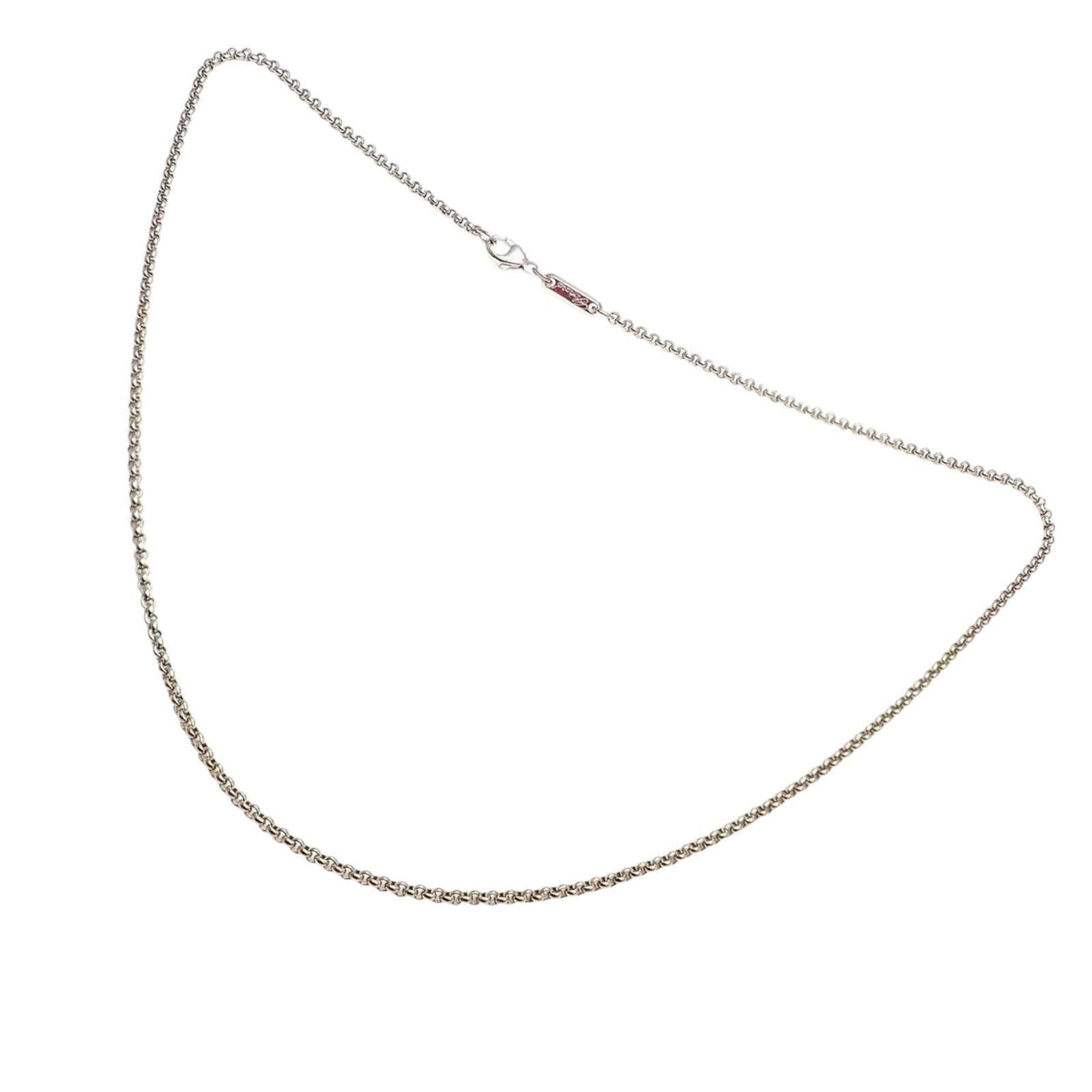 Chopard Jewelry & Watches:Fine Jewelry:Necklaces & Pendants Authentic Chopard 18k White Gold Simple Chain Necklace 16.75"