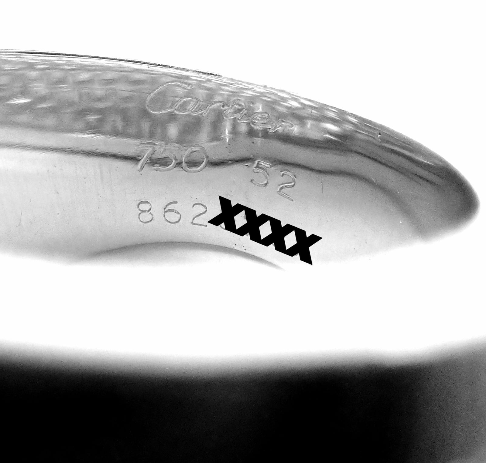 Cartier Jewelry & Watches:Fine Jewelry:Rings Authentic! Cartier Chalice 18k White Gold Diamond Large Ring Paper