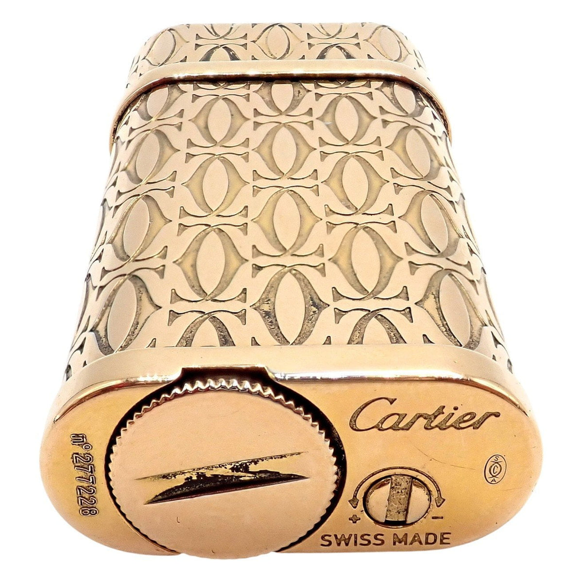 Cartier Collectibles:Tobacciana:Lighters:Other Collectible Lighters Vintage Cartier Pasha Rose Gold Tone Lighter