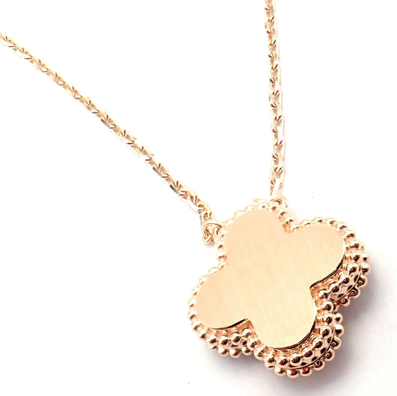 Van Cleef & Arpels Jewelry & Watches:Fine Jewelry:Necklaces & Pendants Van Cleef & Arpels Diamond 18k Vintage Alhambra Pink MOP Holiday 2025 Necklace