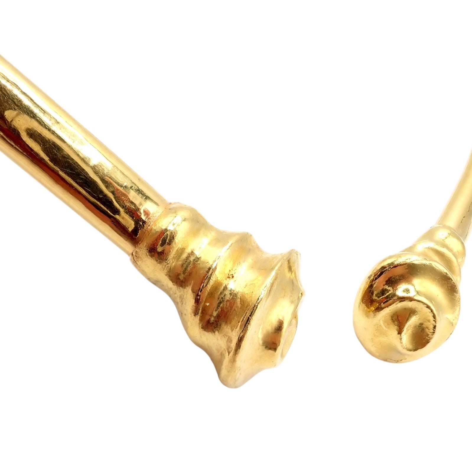 Vintage Estate Ilias Lalaounis 18k Yellow Gold Greek Spiral Collar Necklace | Fortrove