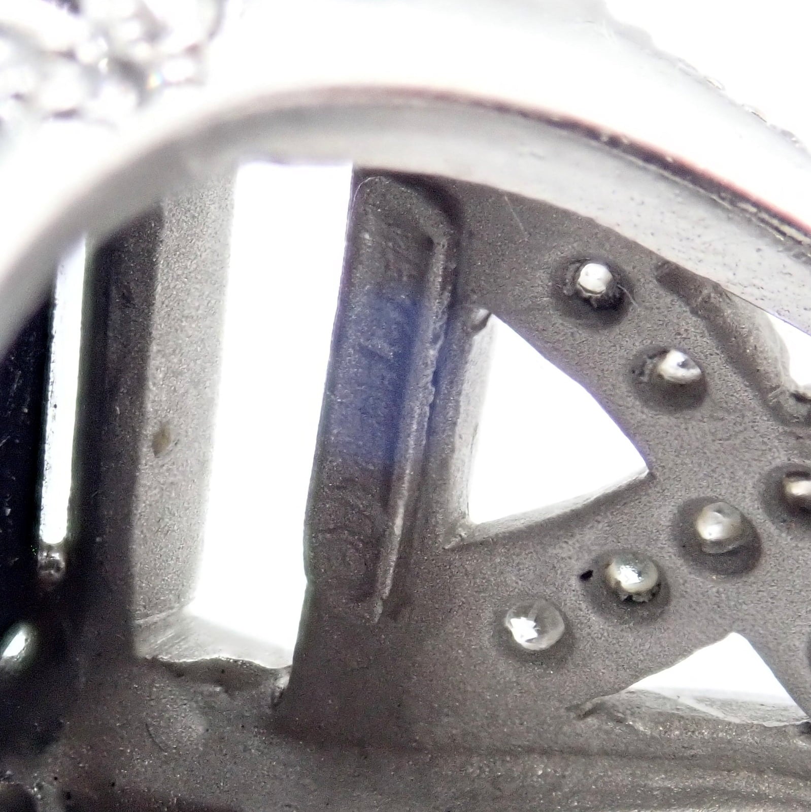 Kieselstein Cord Jewelry & Watches:Fine Jewelry:Rings Kieselstein Cord Platinum 3ctw Diamond Black Spinel Cockatil Ring 1998 sz 5.5