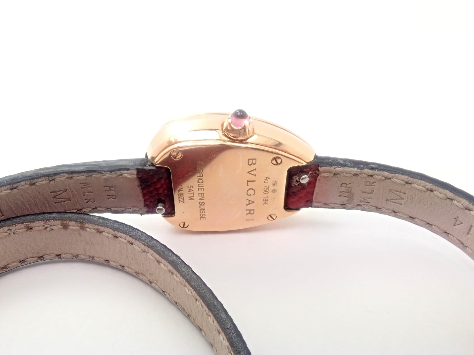 Bulgari Jewelry & Watches:Watches, Parts & Accessories:Watches:Wristwatches Bulgari 18k Rose Gold Diamond Tubogas Red Serpenti Snake Watch + Band + Tool
